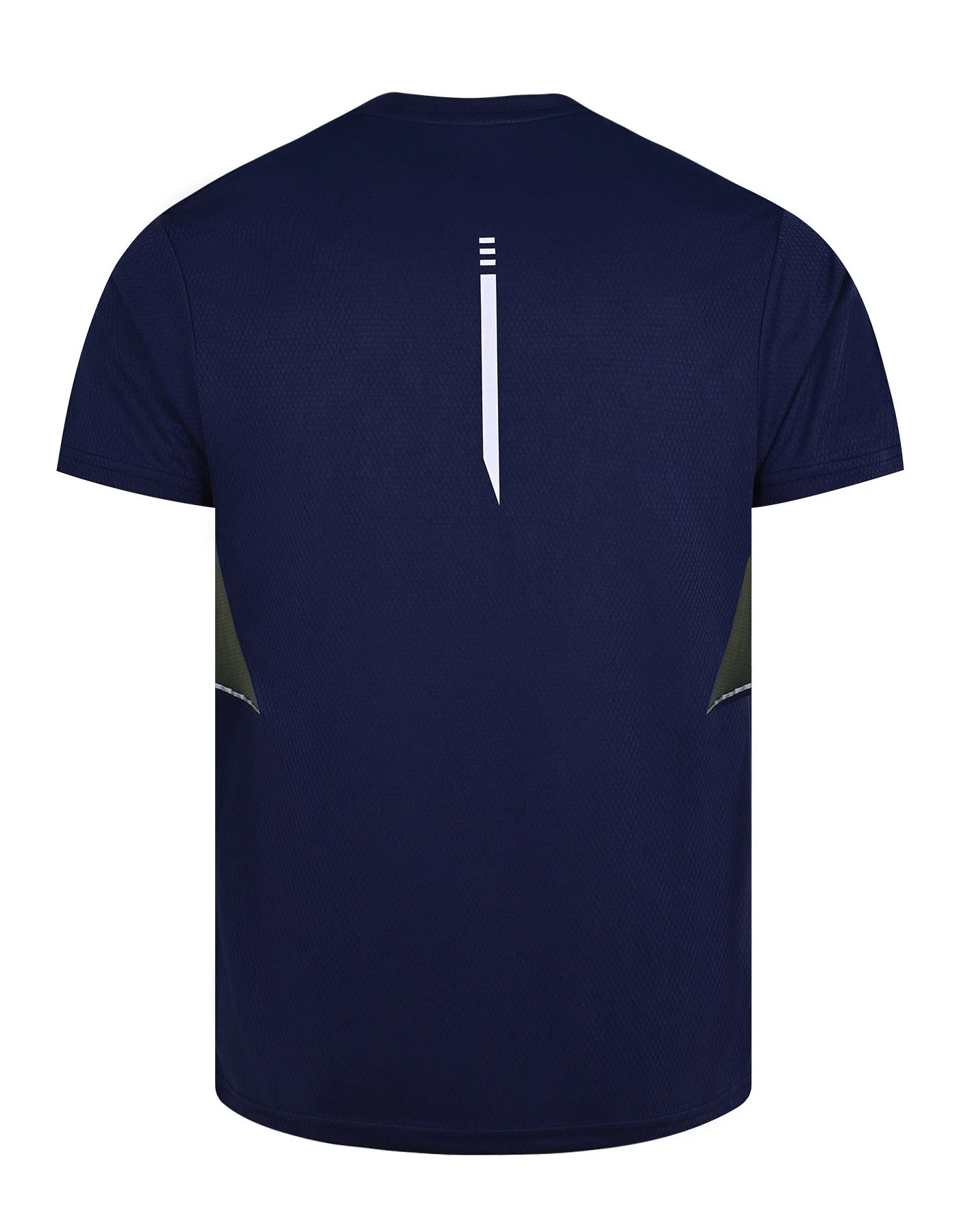 Navy Plain Muscle Flex Gym Tee - Image 7