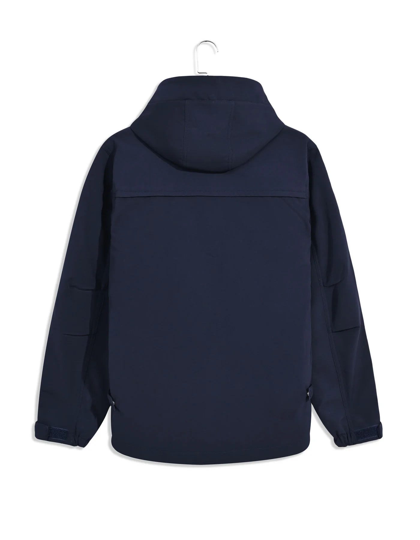 Navy Plain Hooded Puffer Jacket - Image 7