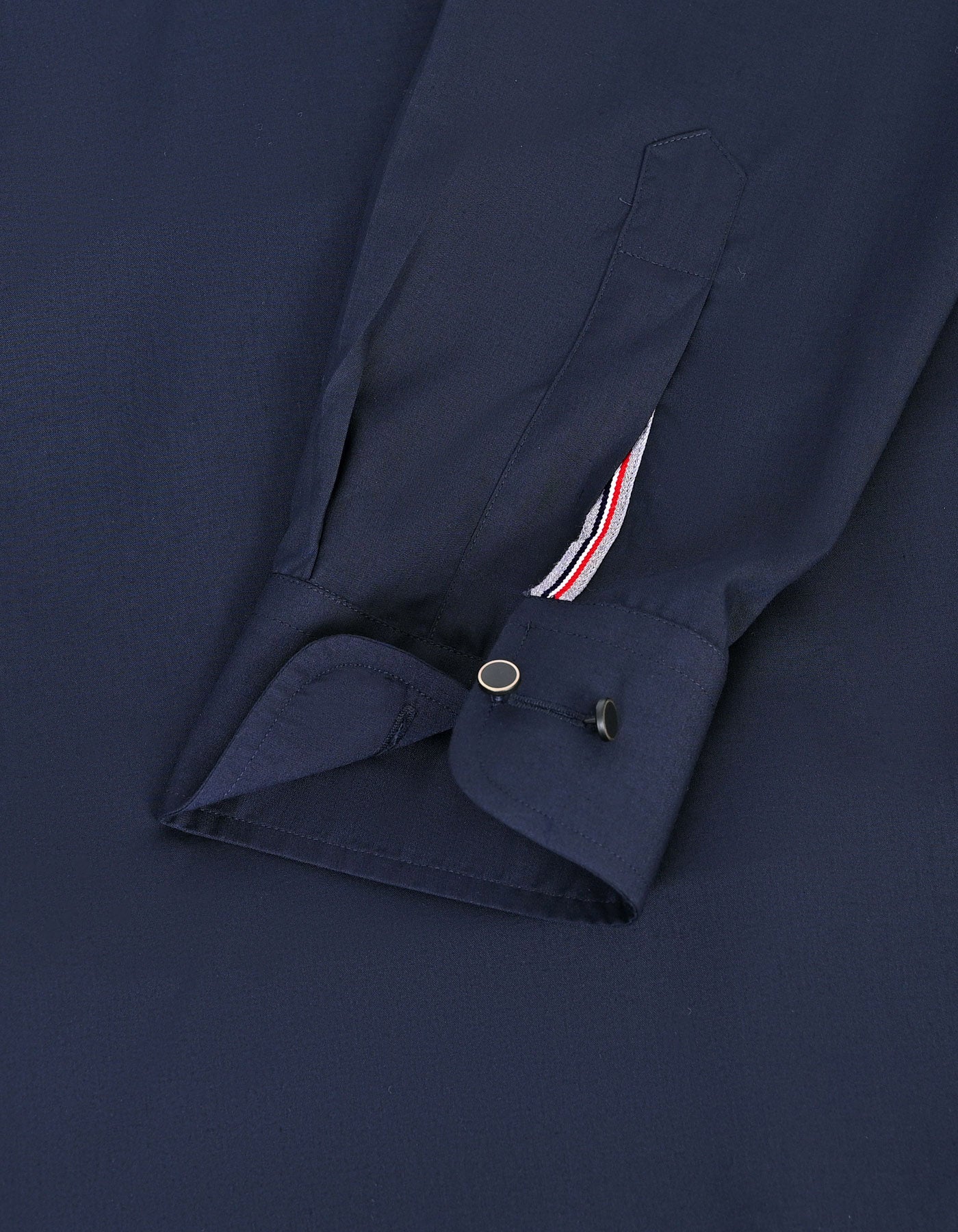 Navy Plain Kameez Shalwar - Image 3