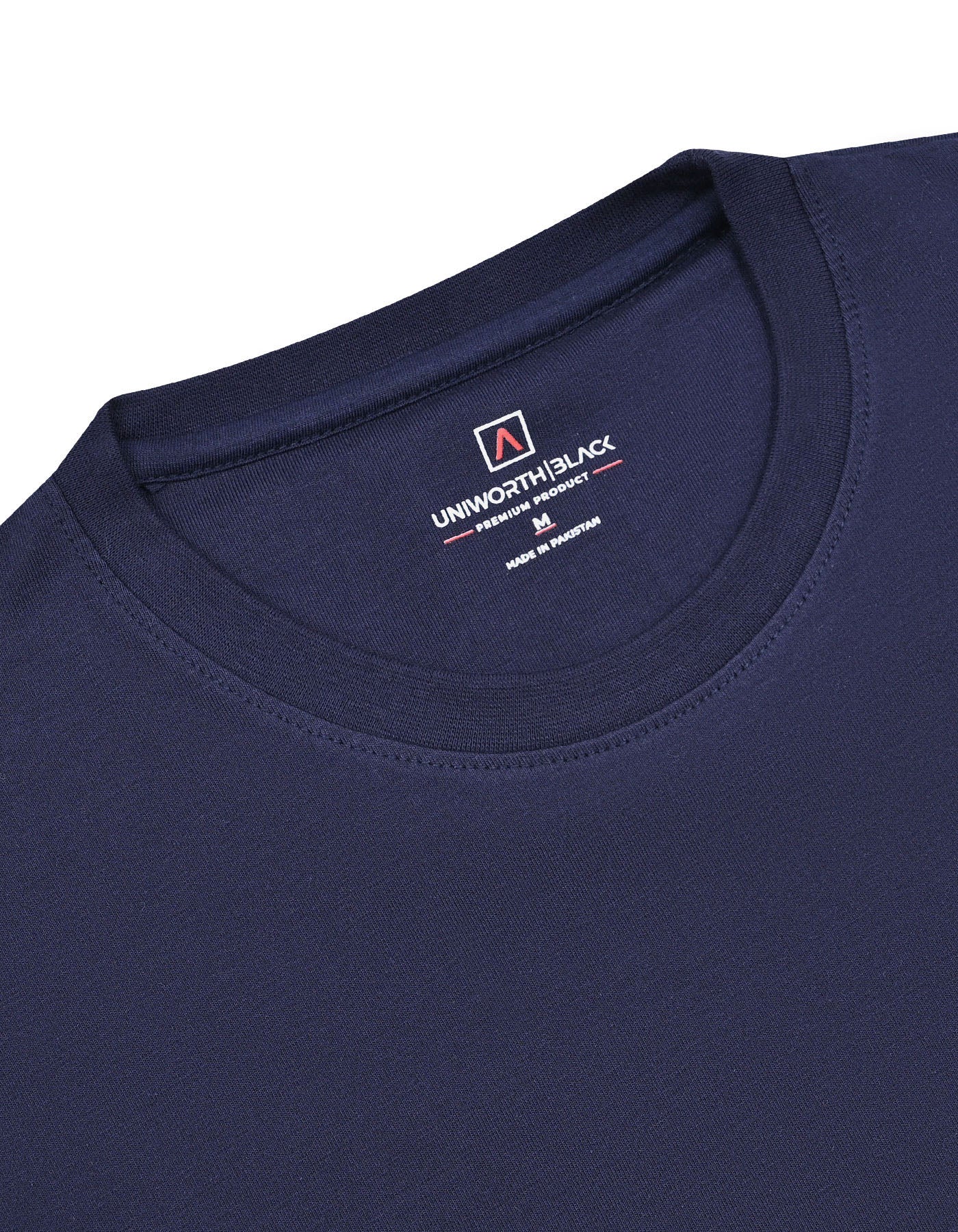 Navy Plain Premium Tee - Image 3