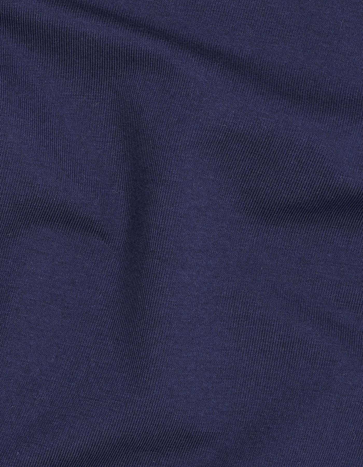 Navy Plain Premium Tee - Image 5