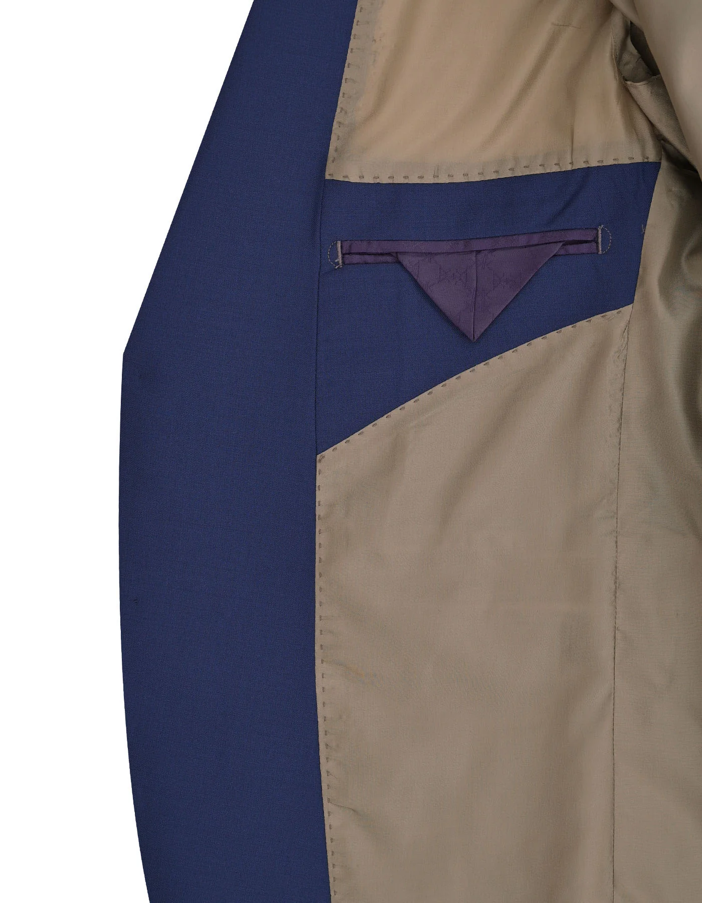 Navy Plain Tailored Smart Fit Suit - Image 5