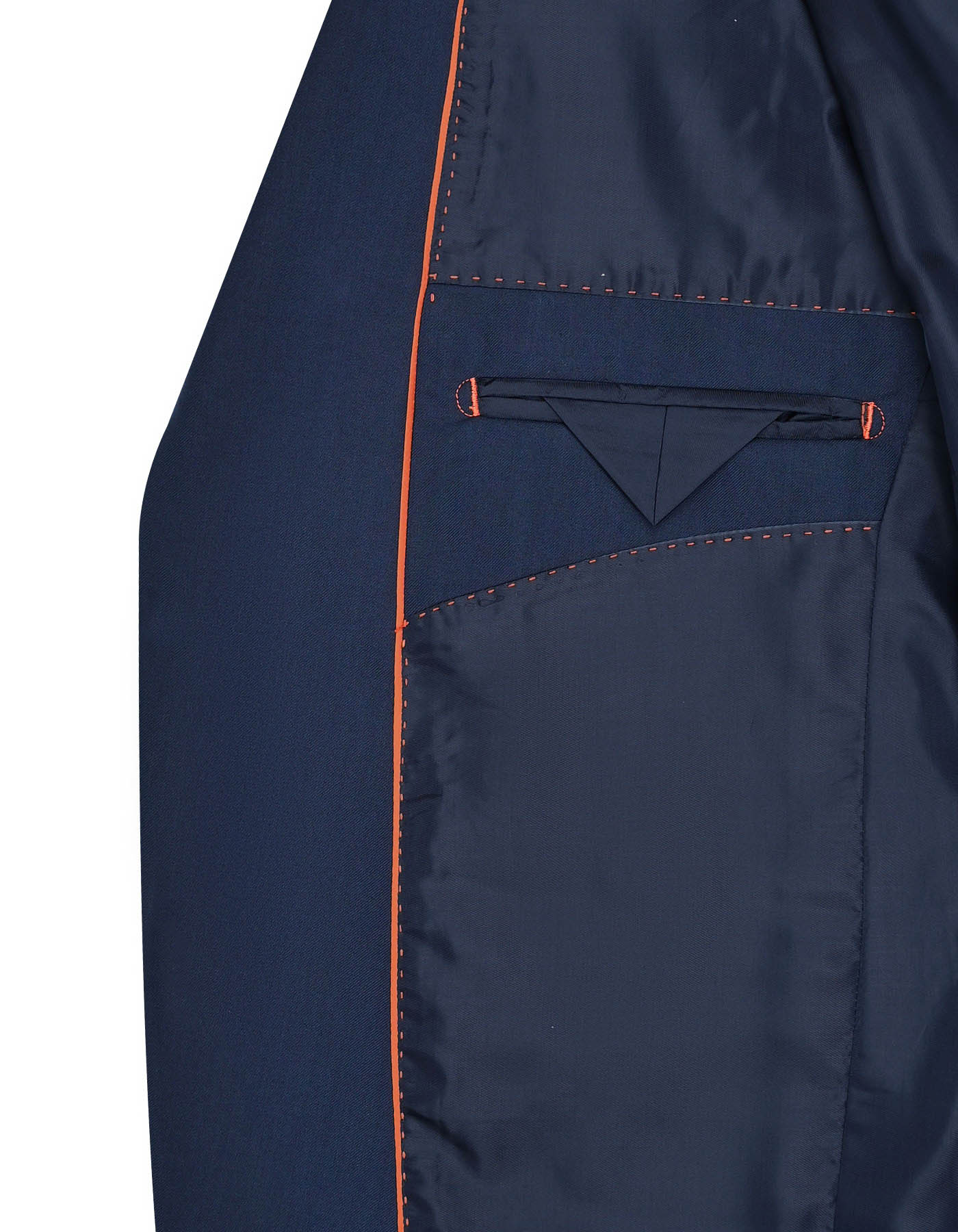 Navy Plain Tailored Smart Fit Suit - Image 5