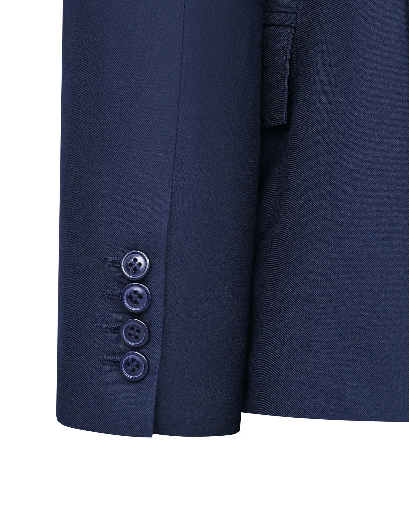 Navy Plain Tailored Smart Fit Suit - Image 3