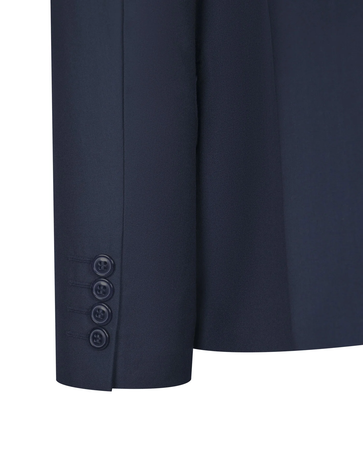 Navy Plain Tailored Smart Fit Suit - Image 3
