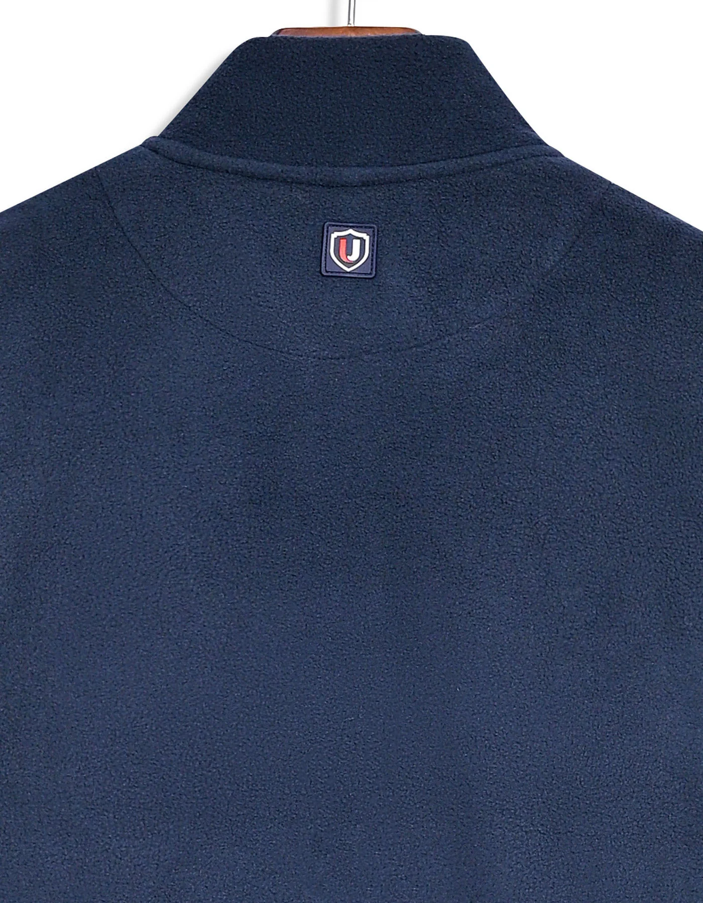 Navy Plain Zip-Up Jacket - Image 6