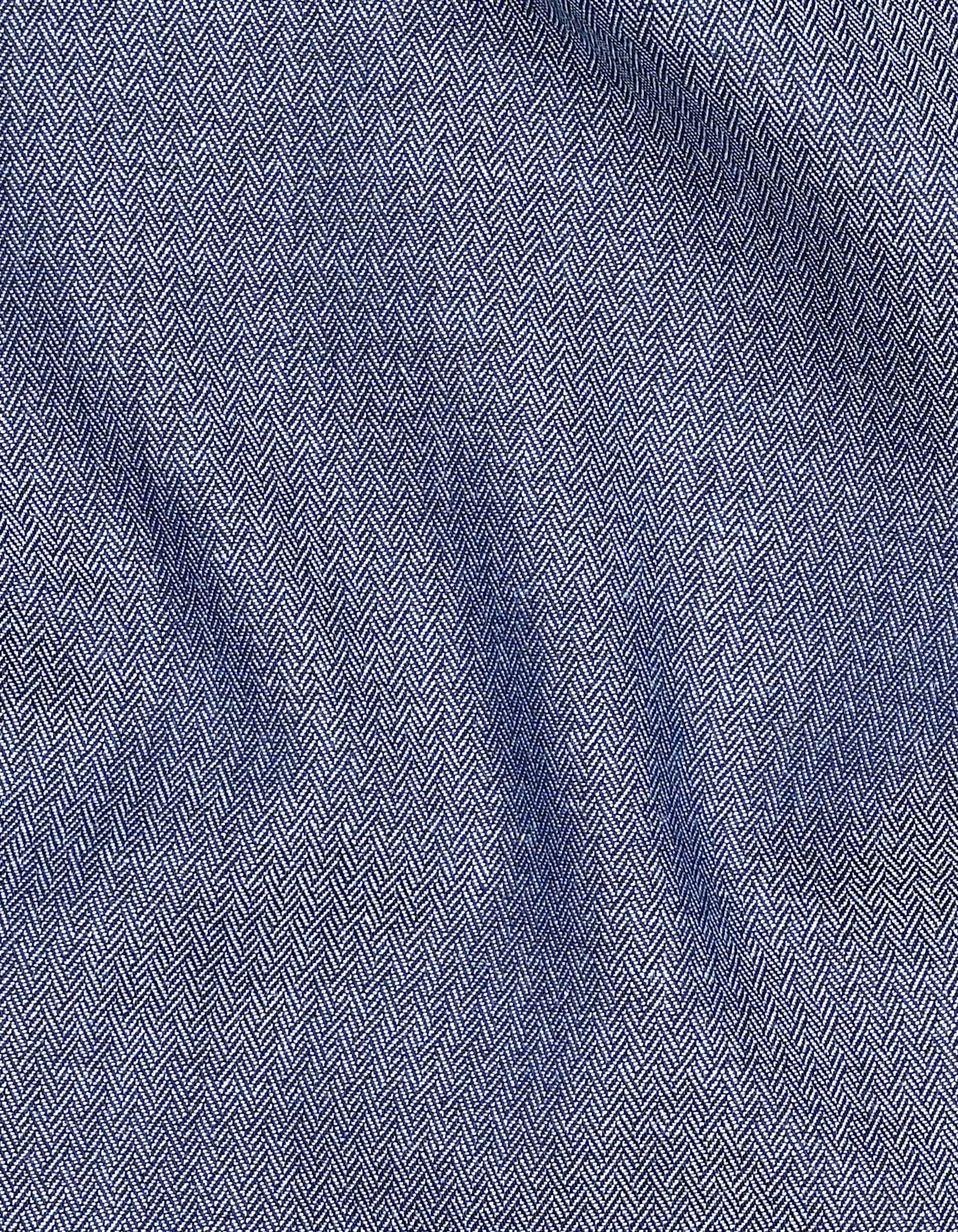 Navy Self Classic Fit Shirt - Image 4