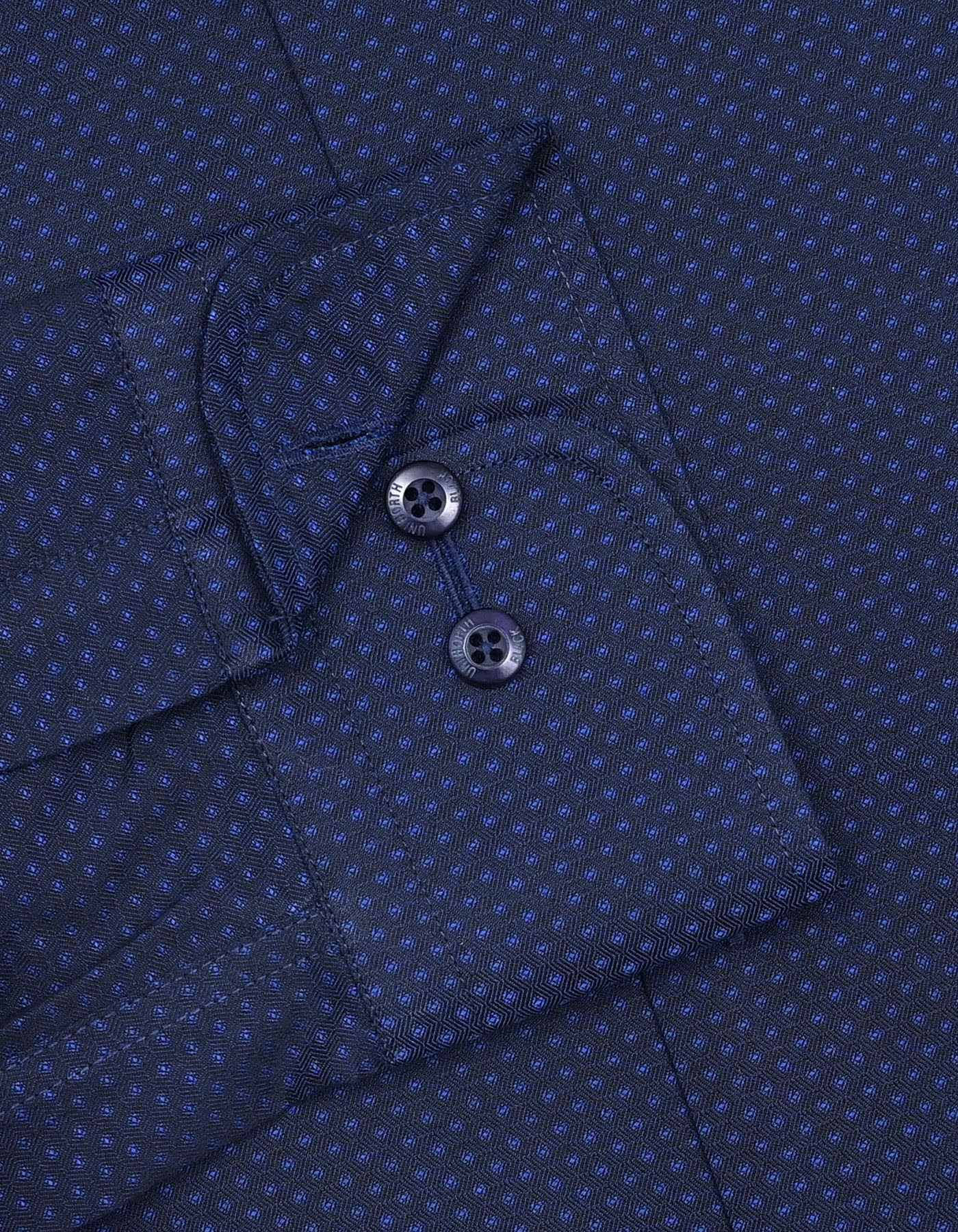 Navy Self Classic Fit Shirt - Image 3