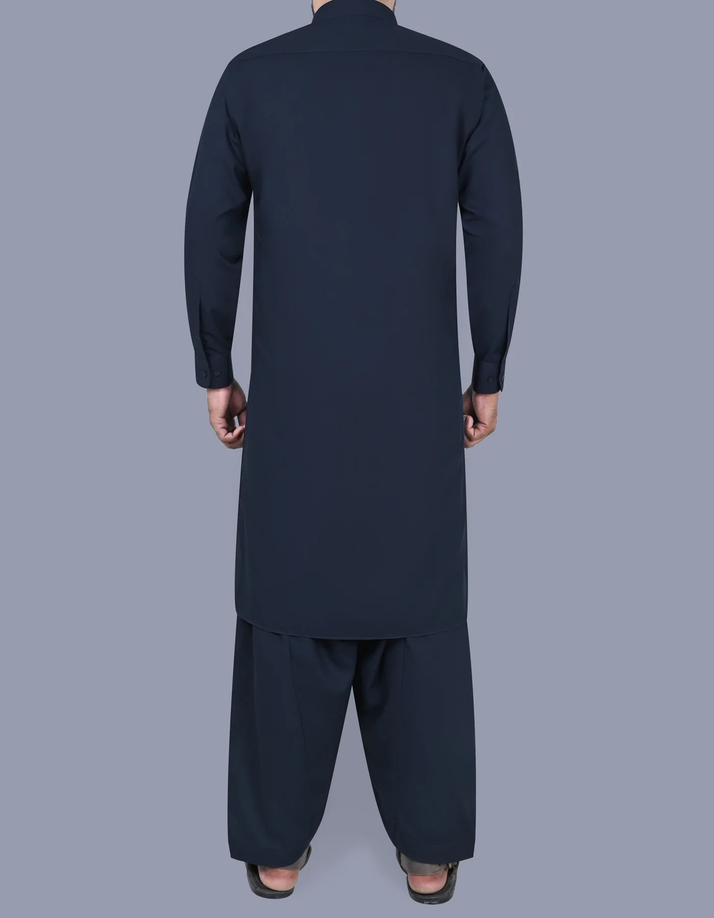 Navy Self Kameez Shalwar - Image 4