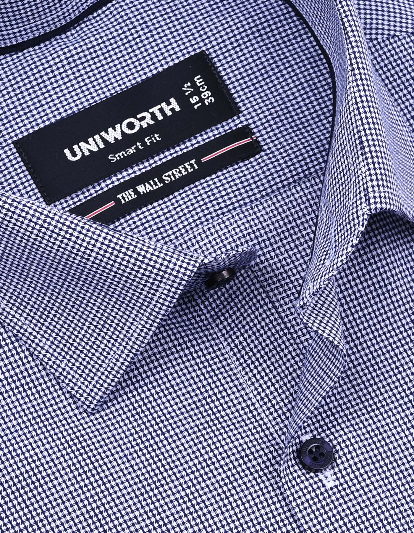 Navy Self Tailored Smart Fit Shirt - Image 2