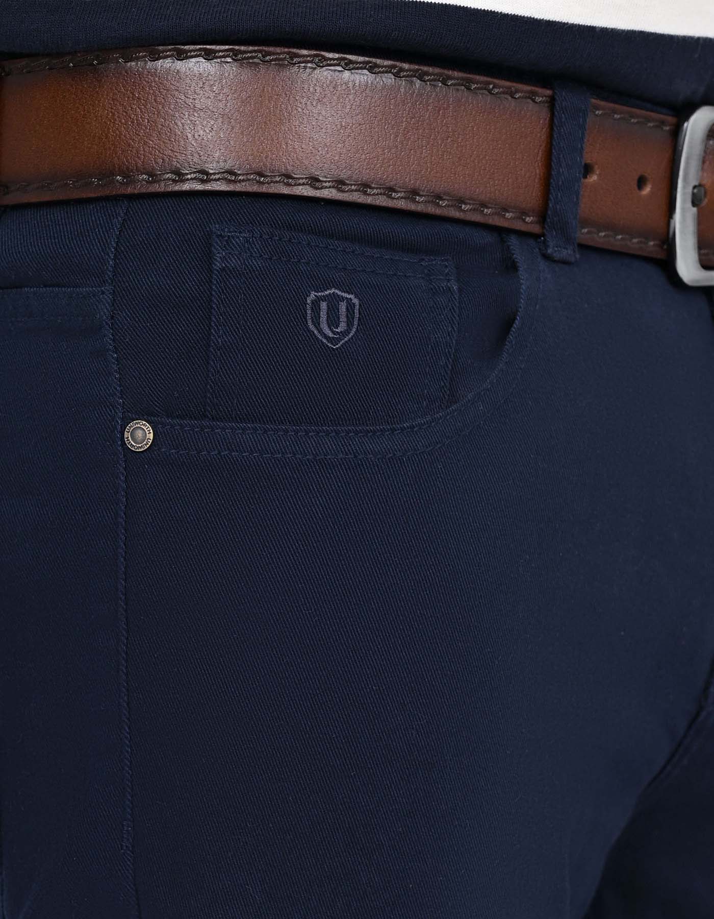 Navy Straight Fit Denim - Image 3