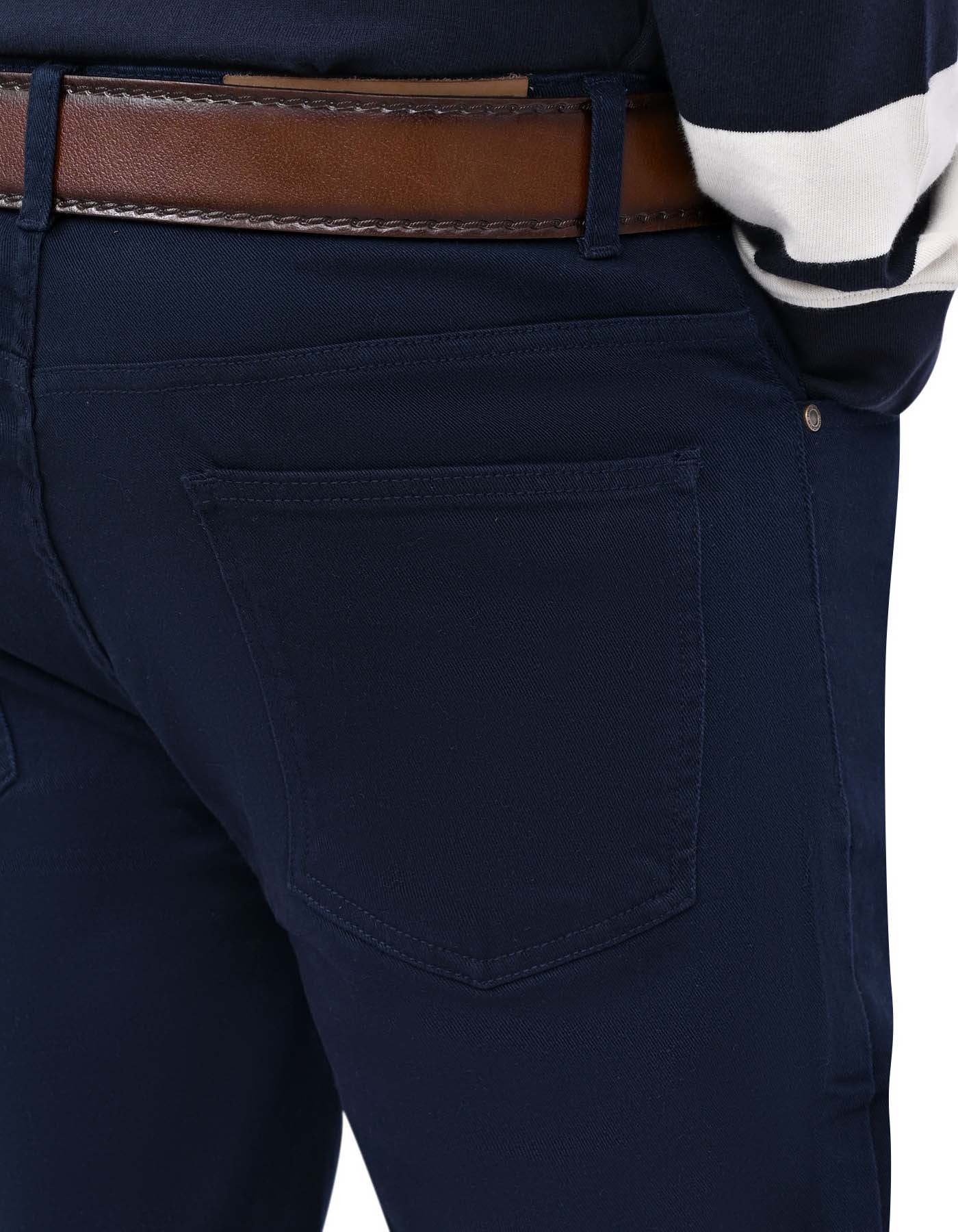 Navy Straight Fit Denim - Image 4