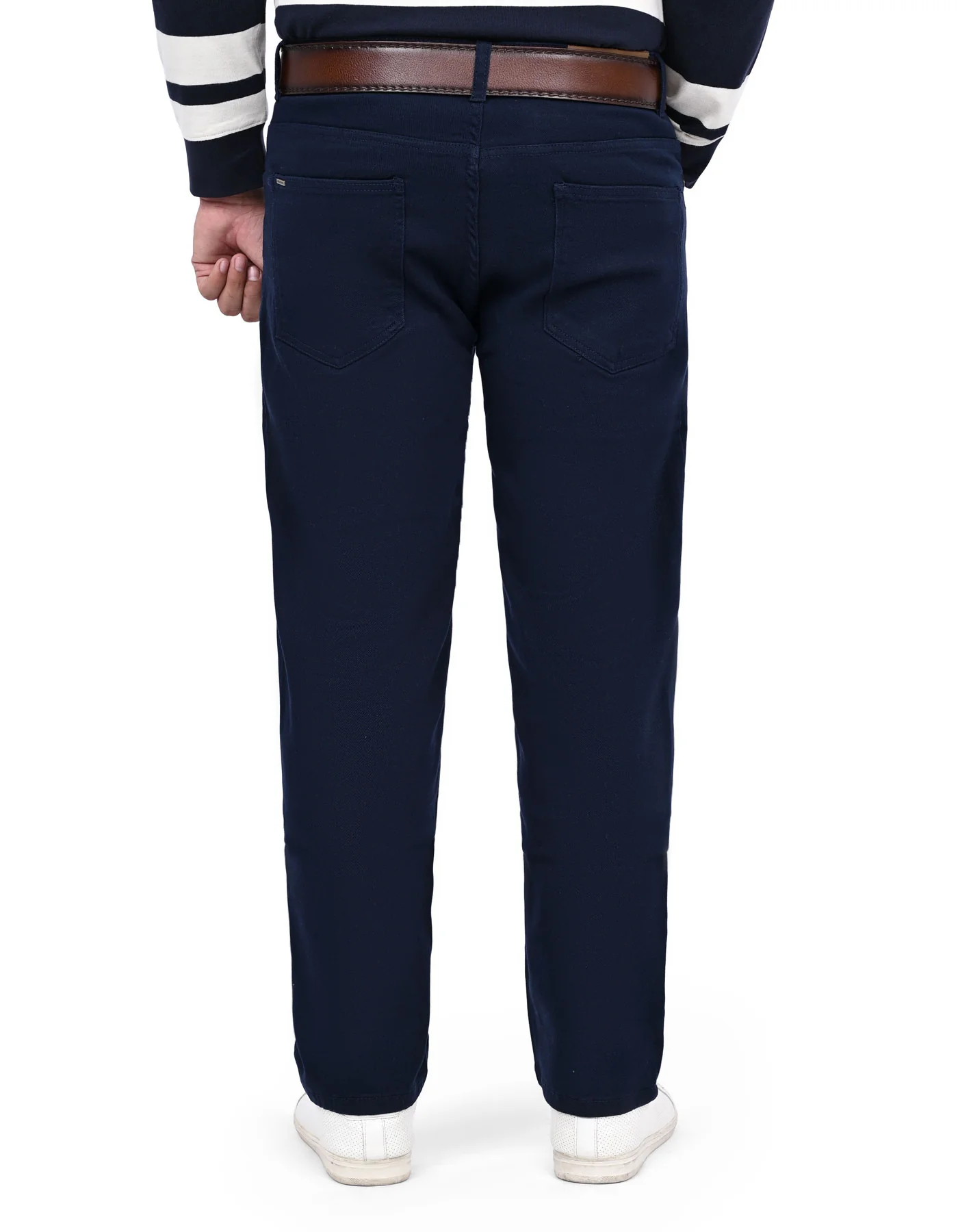 Navy Straight Fit Denim - Image 5