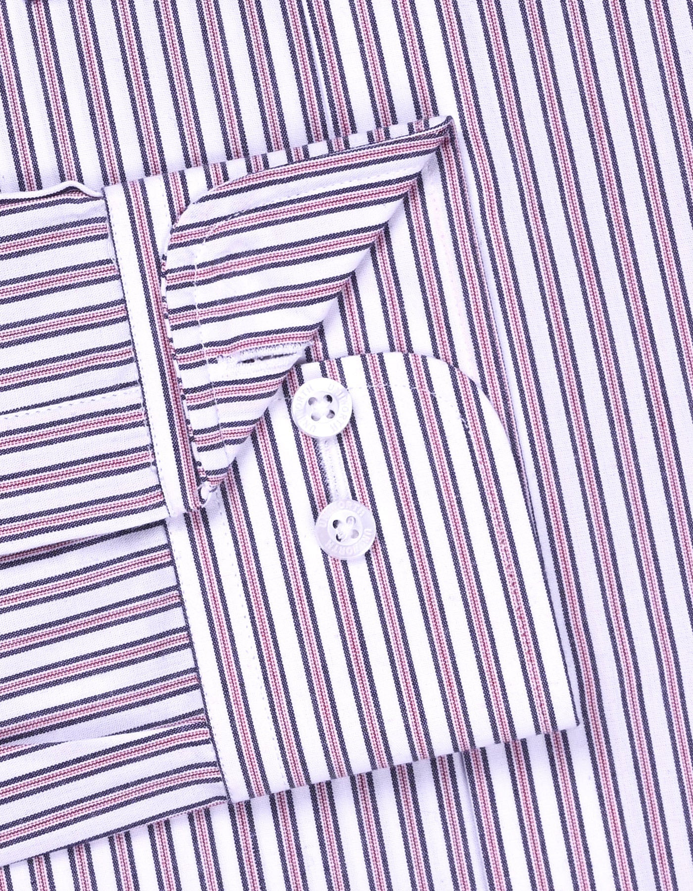 Navy Stripe Classic Fit Shirt - Image 3
