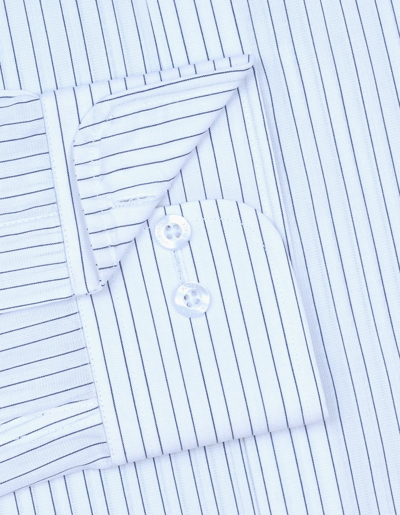 Navy Stripe Classic Fit Shirt - Image 3