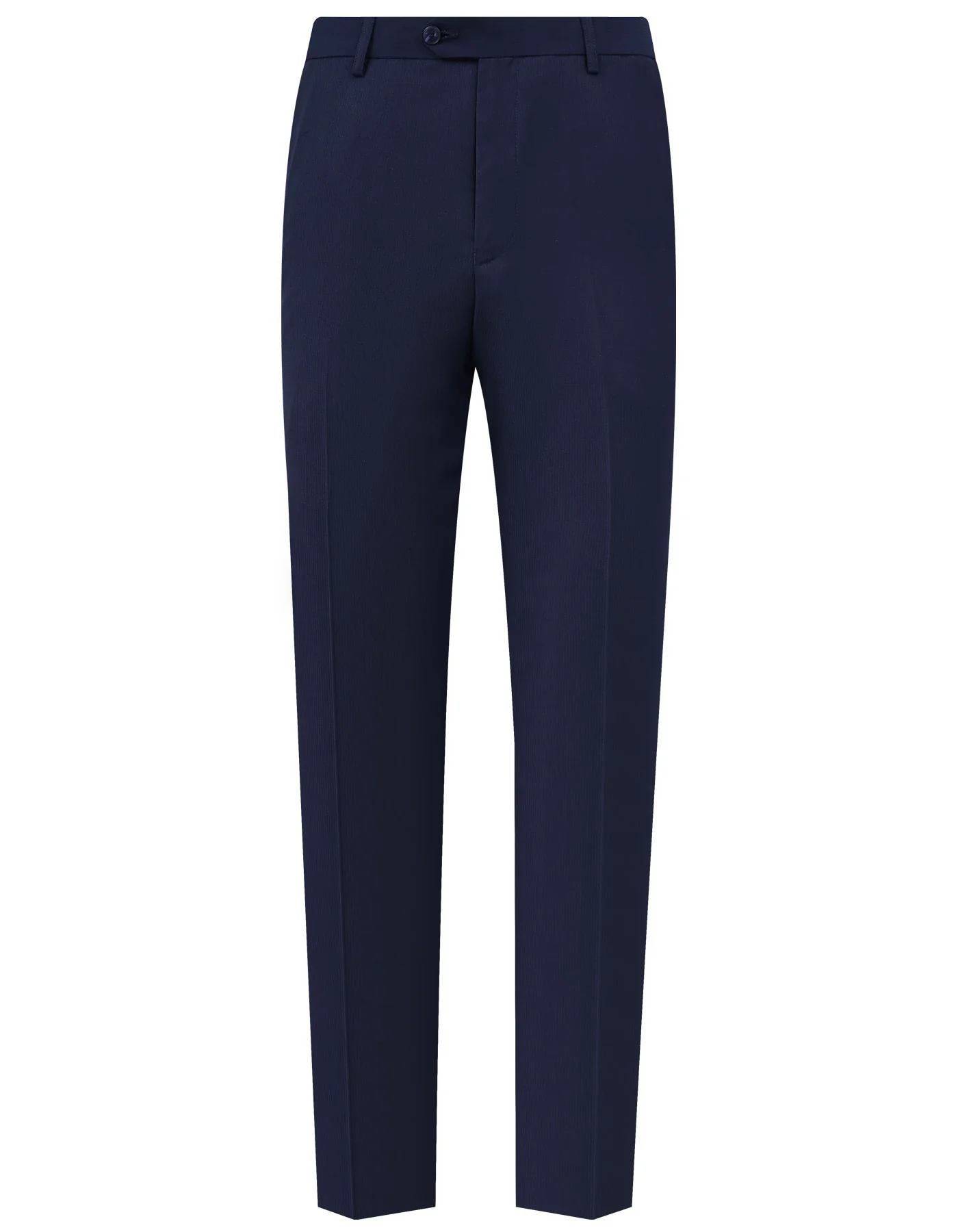 Navy Texture Classic Fit Formal Trouser