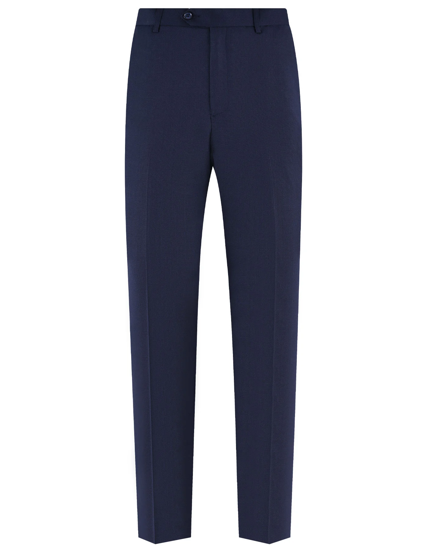 Navy Texture Classic Fit Formal Trouser