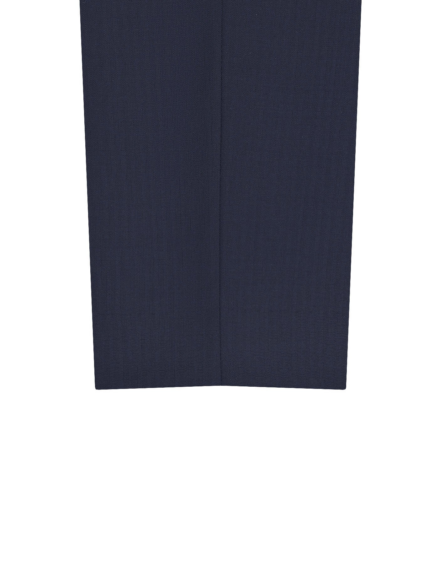 Navy Texture Classic Fit Formal Trouser - Image 3