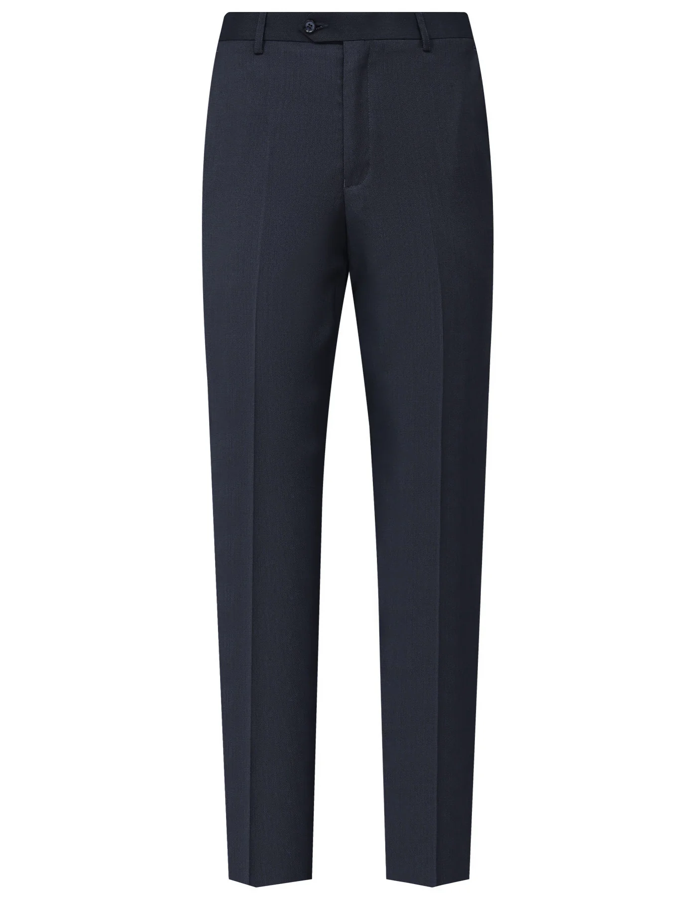 Navy Texture Classic Fit Formal Trouser