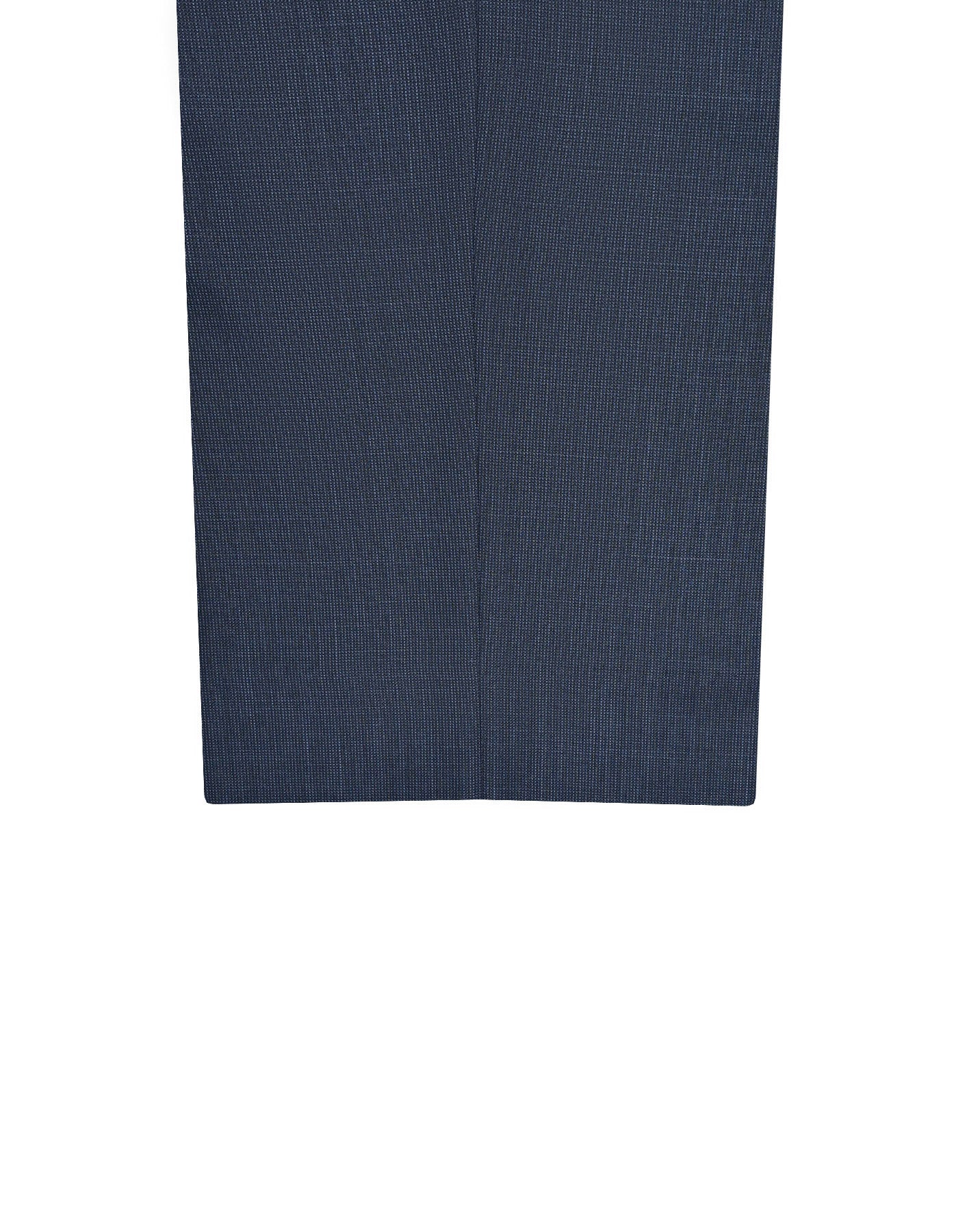 Navy Texture Classic Fit Formal Trouser - Image 3