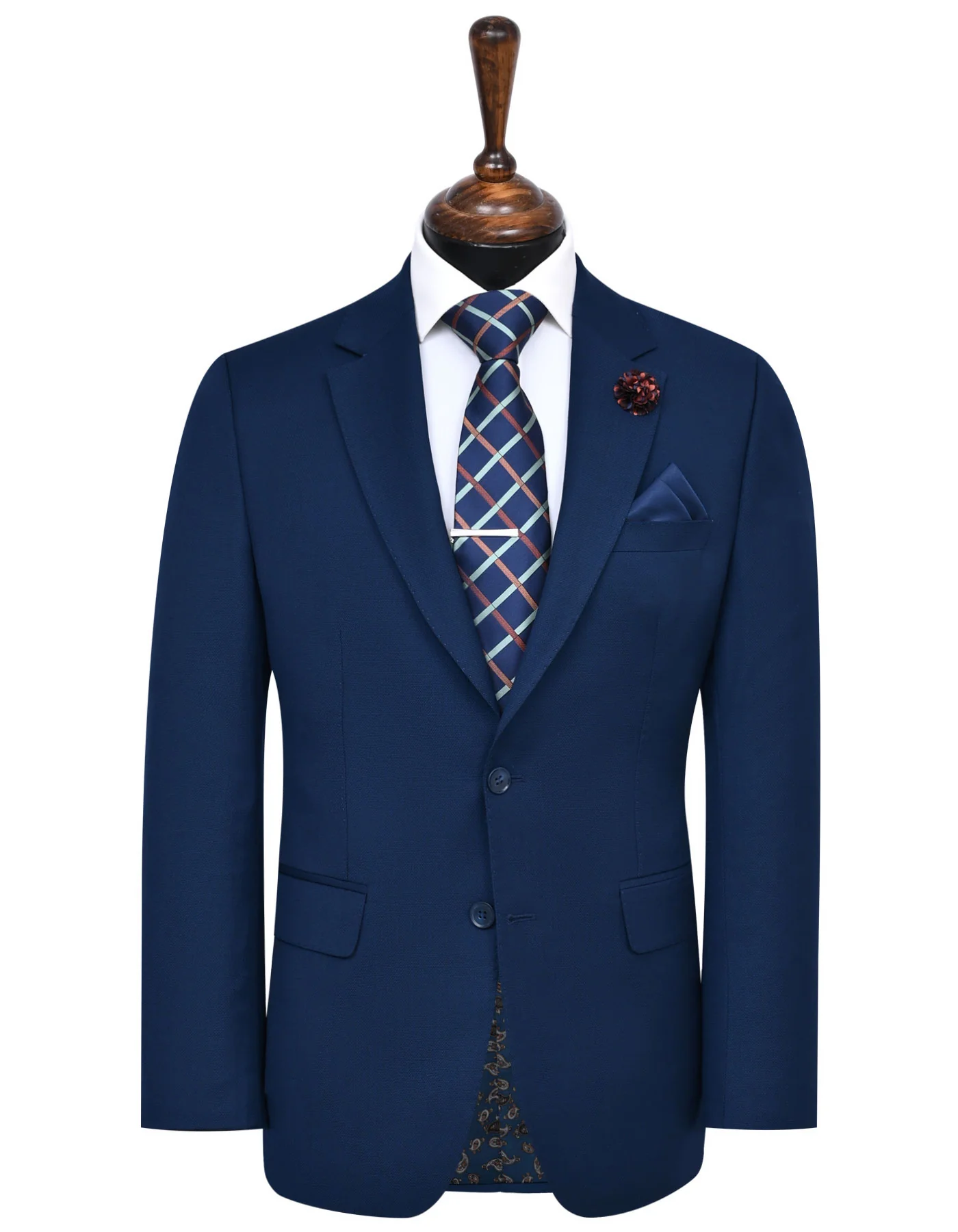Navy Texture Classic Fit Suit