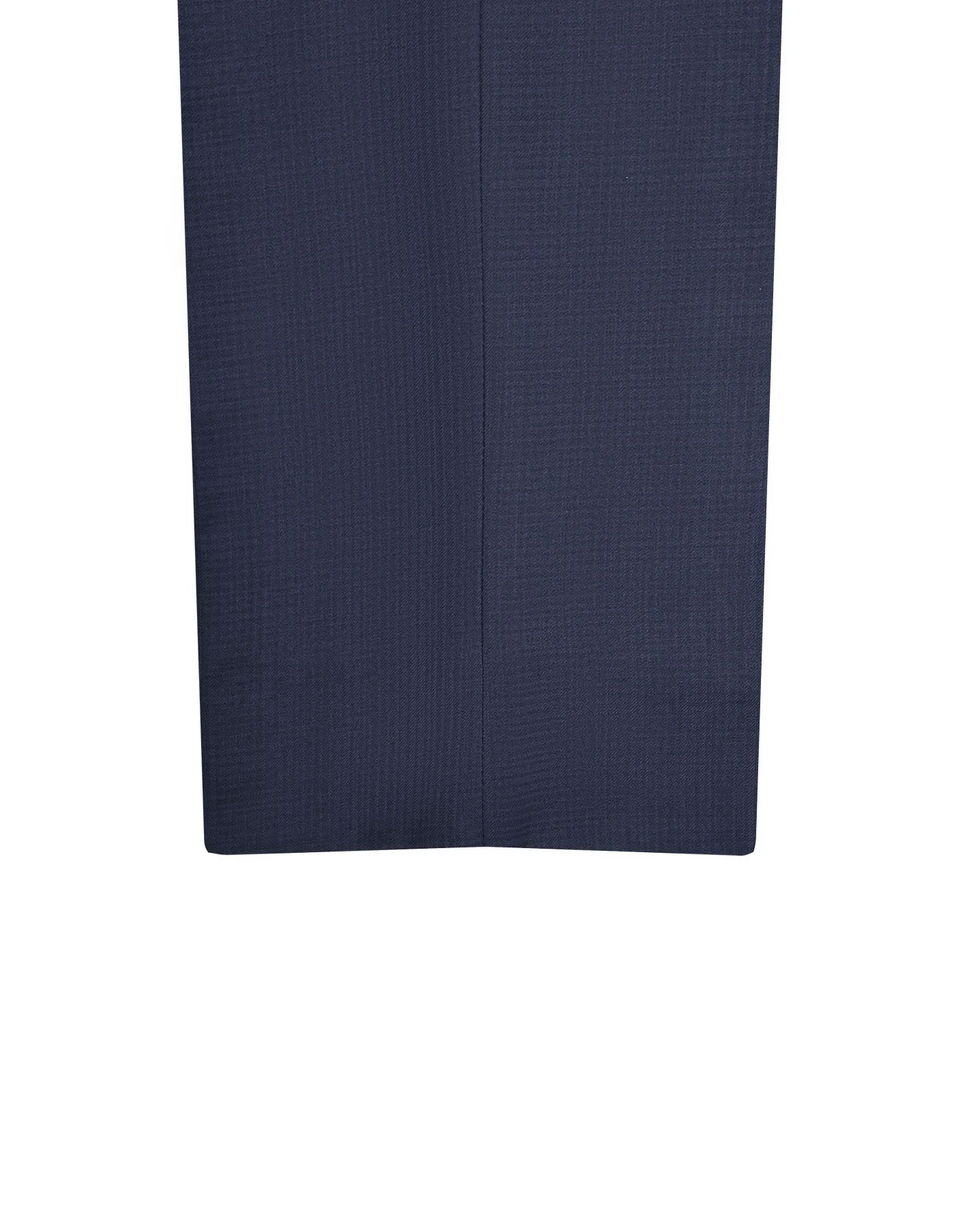 Navy Texture Smart Fit Formal Trouser - Image 3