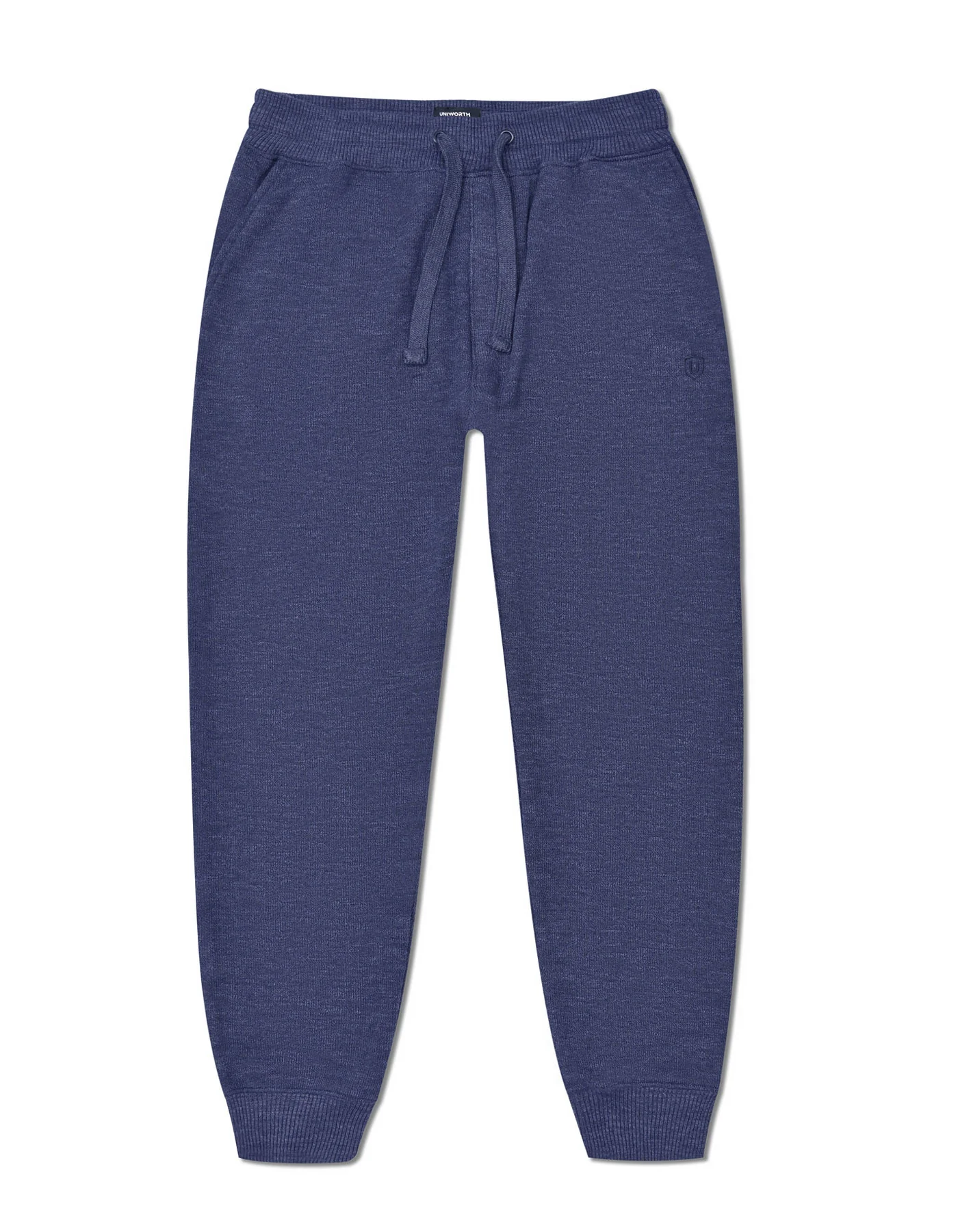 Navy Texture Sweatpants - Image 6