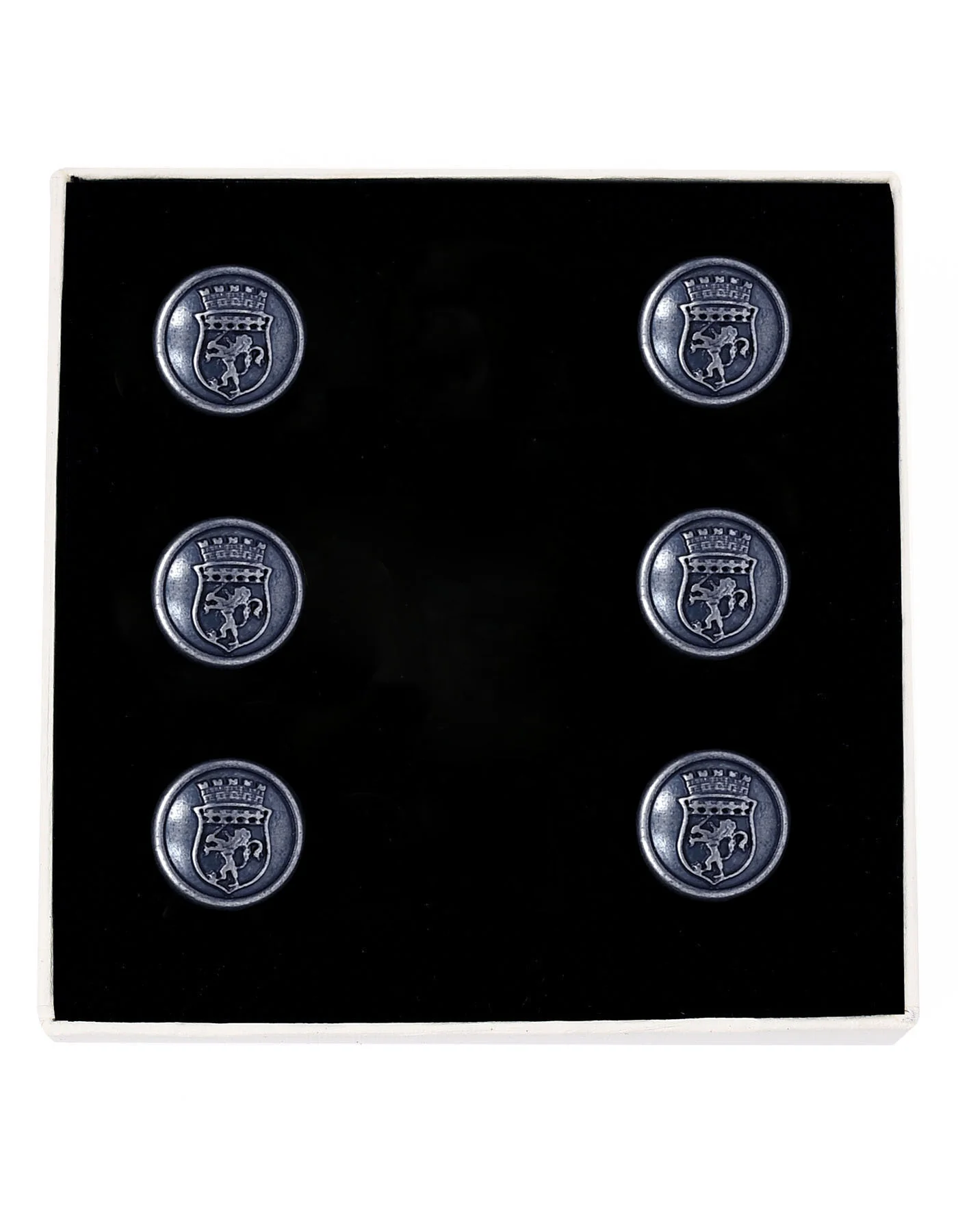 Navy Waistcoat Button