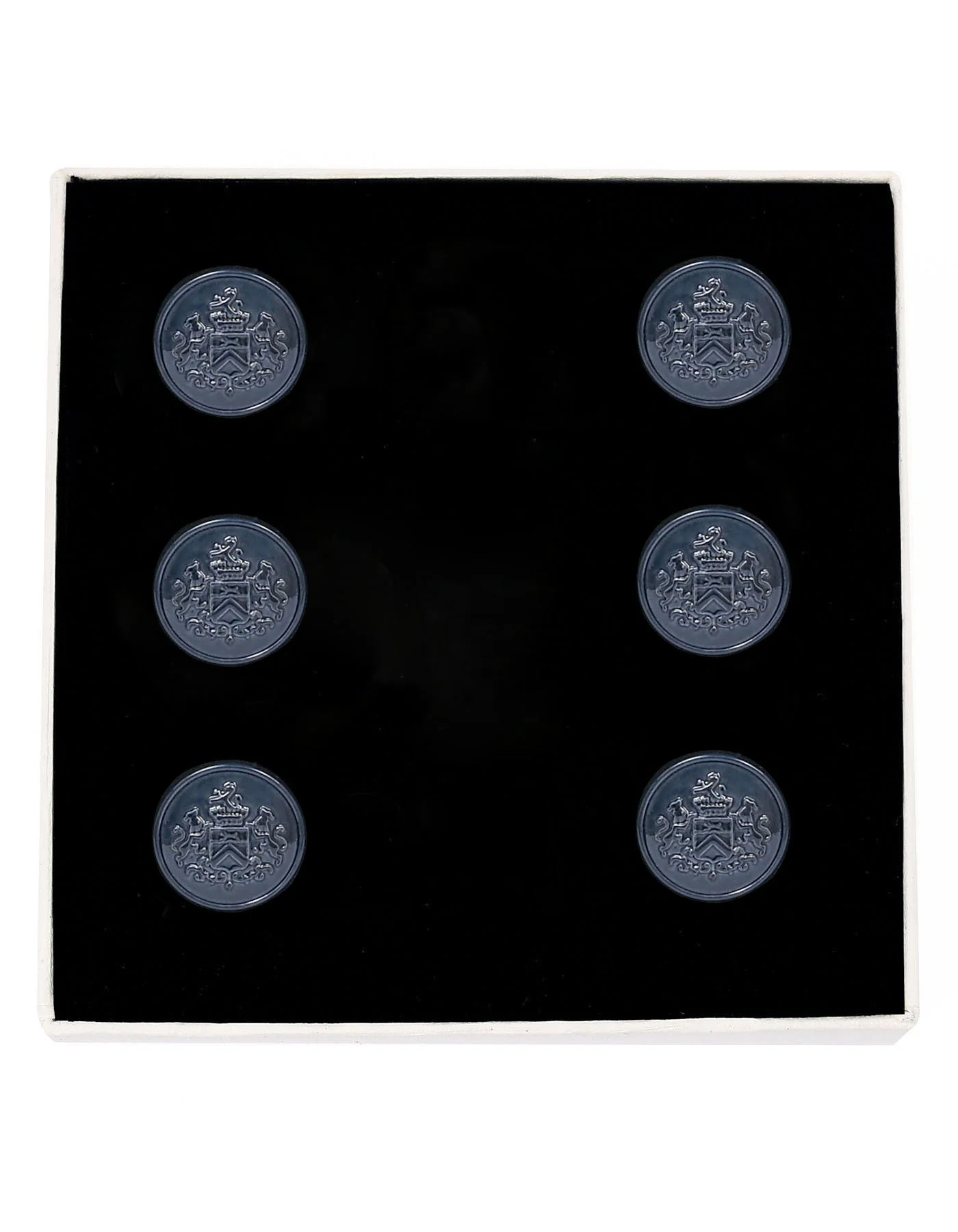 Navy Waistcoat Button