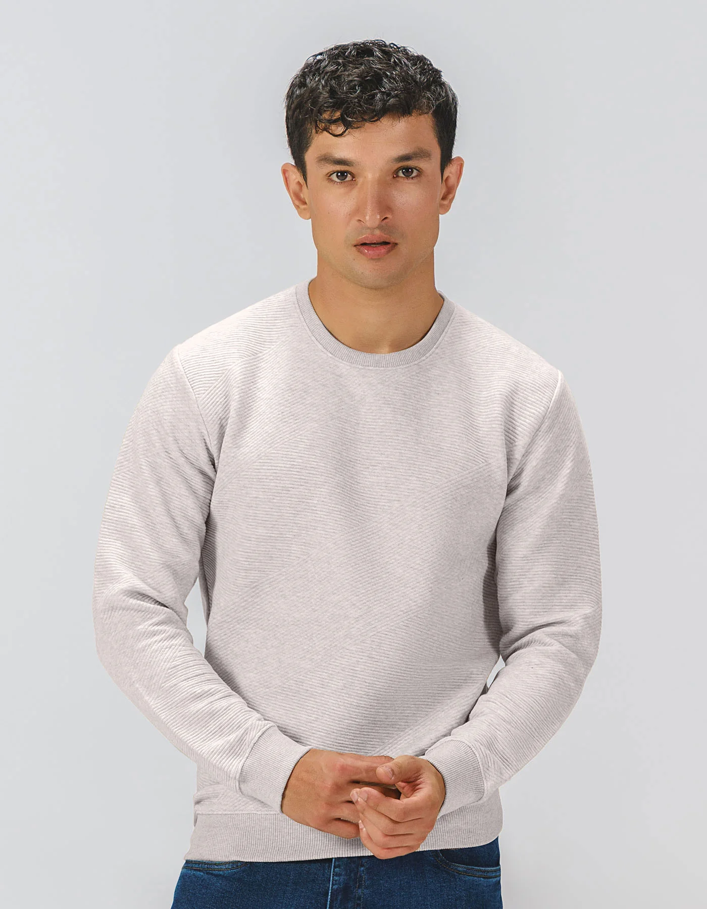 Oatmeal Texture Sweatshirt - Image 2