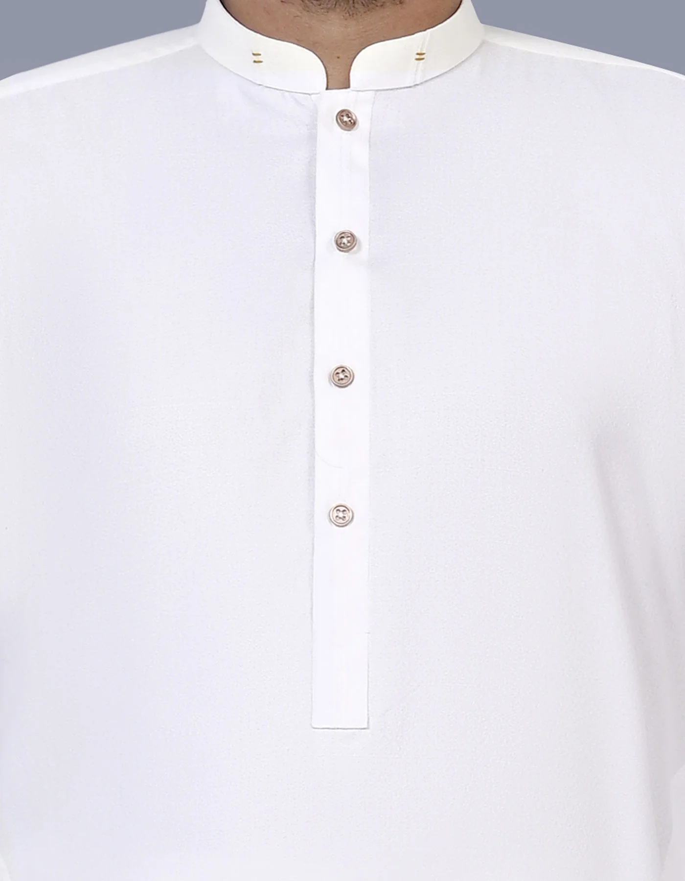 Off White Texture Kameez Shalwar - Image 2