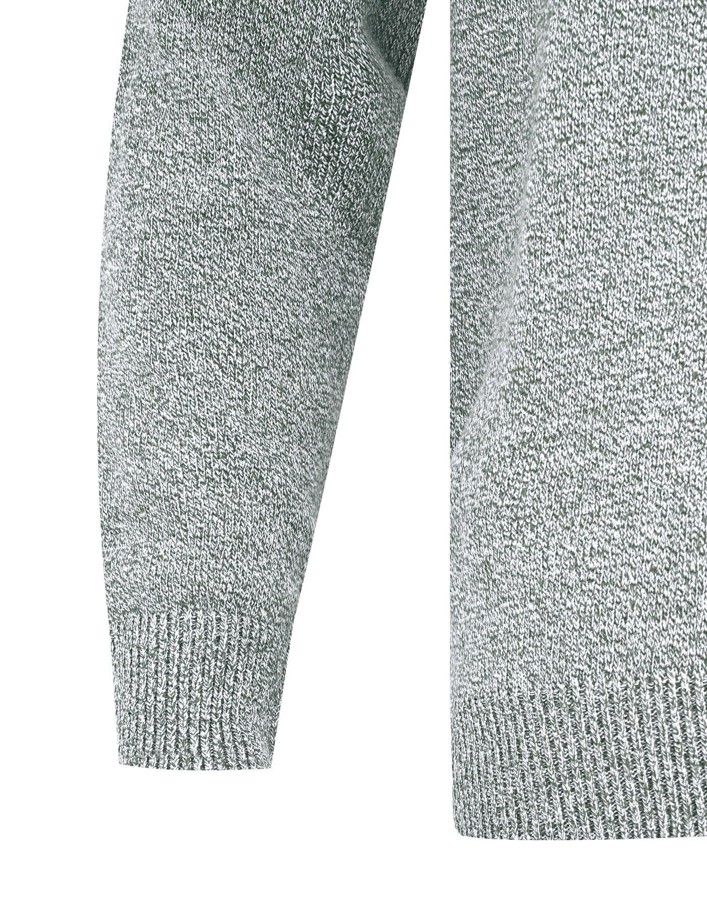 Olive Dotted Crew Neck Sweater - Image 5
