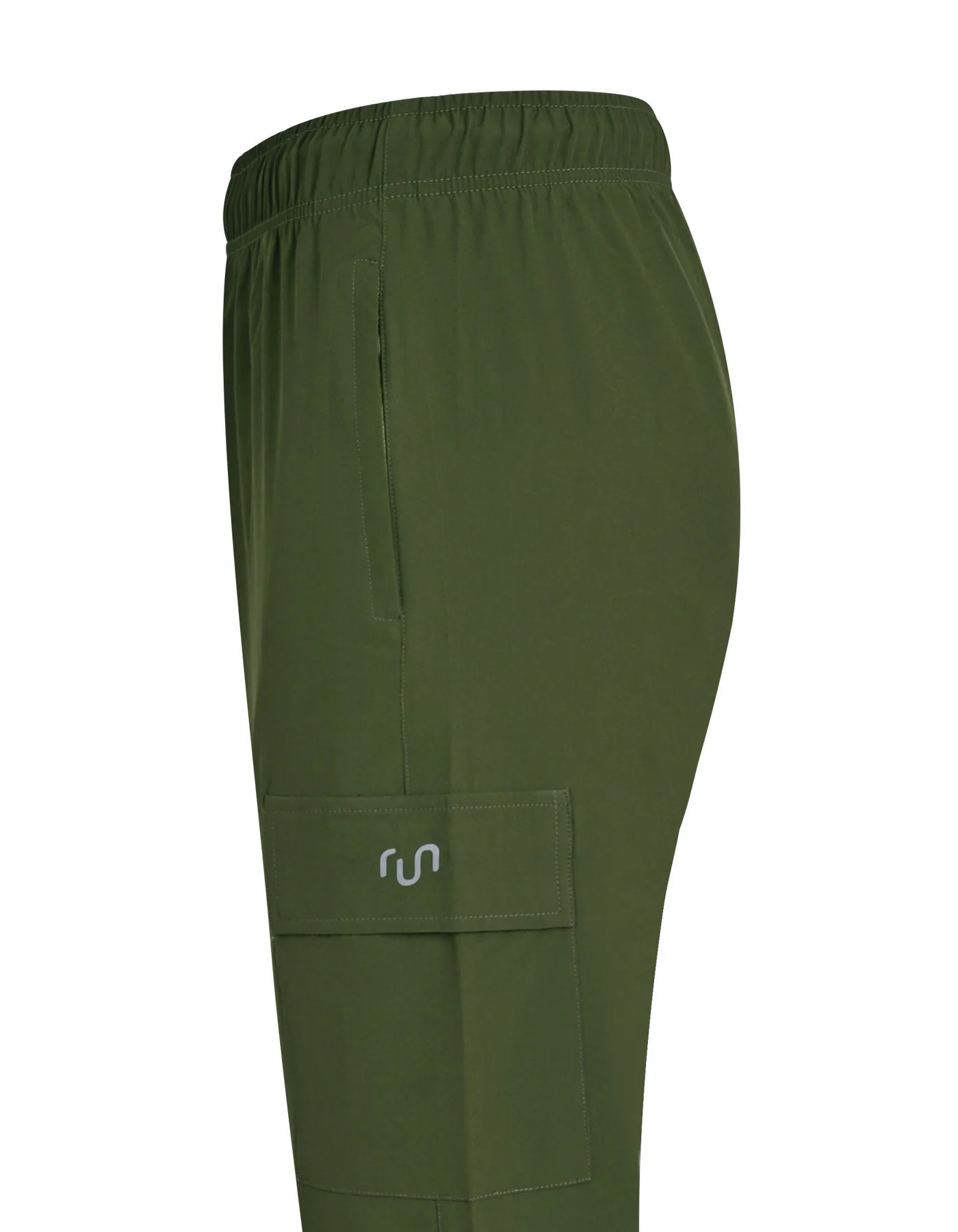 Olive Plain Track Trouser - Image 4