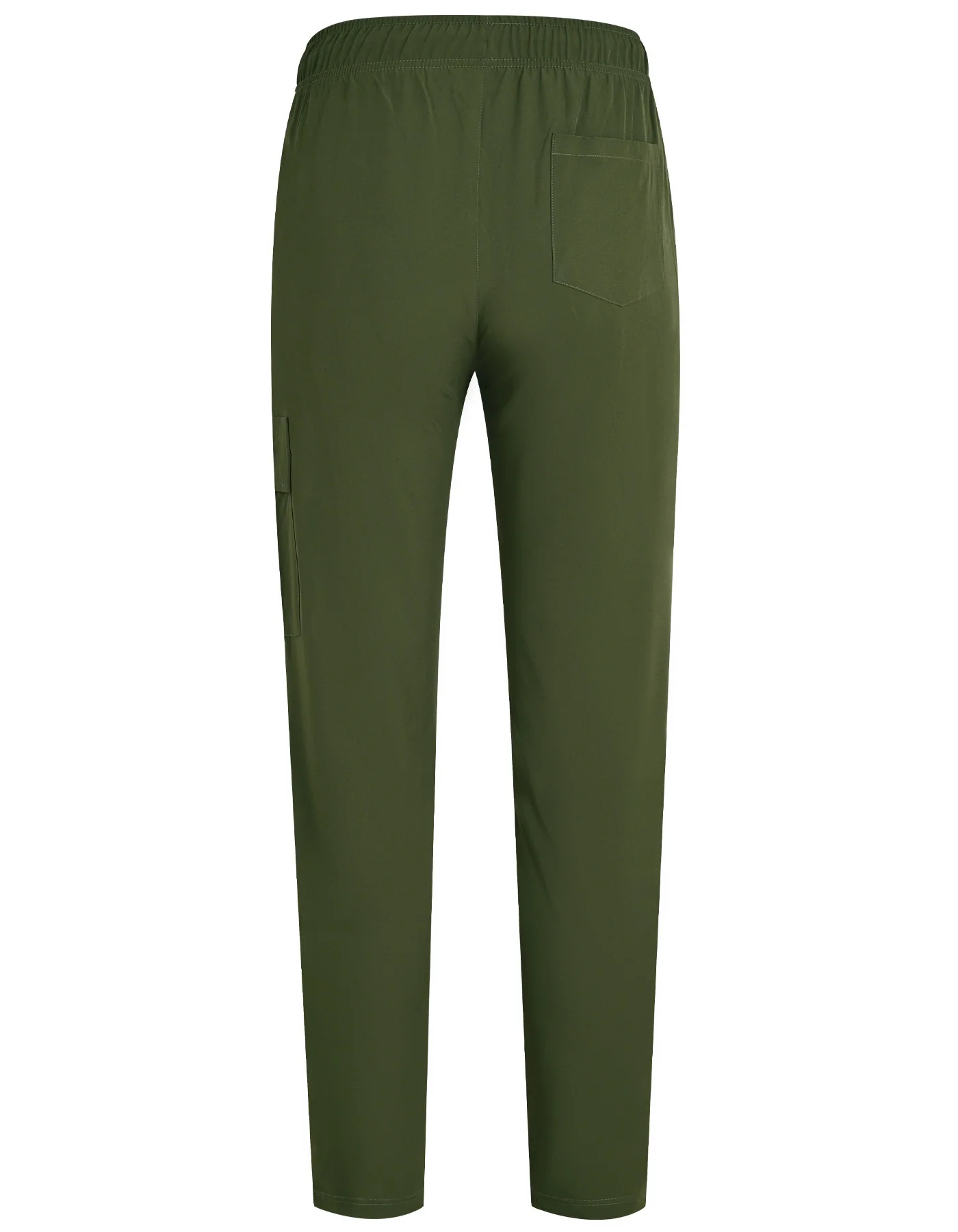 Olive Plain Track Trouser - Image 5