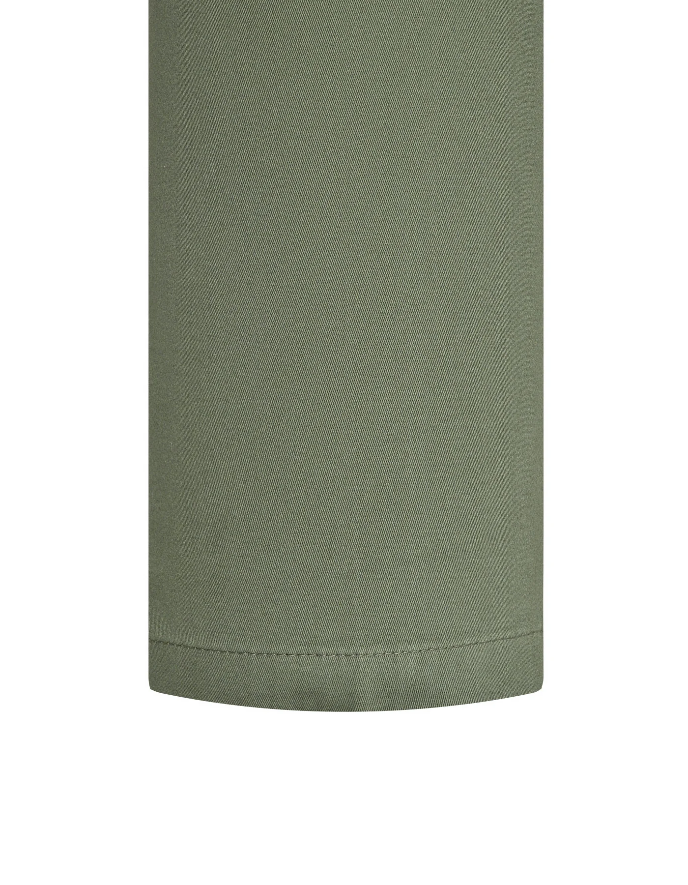 Olive Plain Smart Fit Cotton Trouser - Image 4