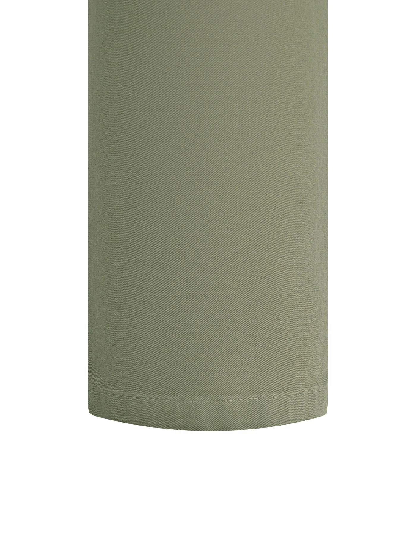 Olive Plain Smart Fit Cotton Trouser - Image 4