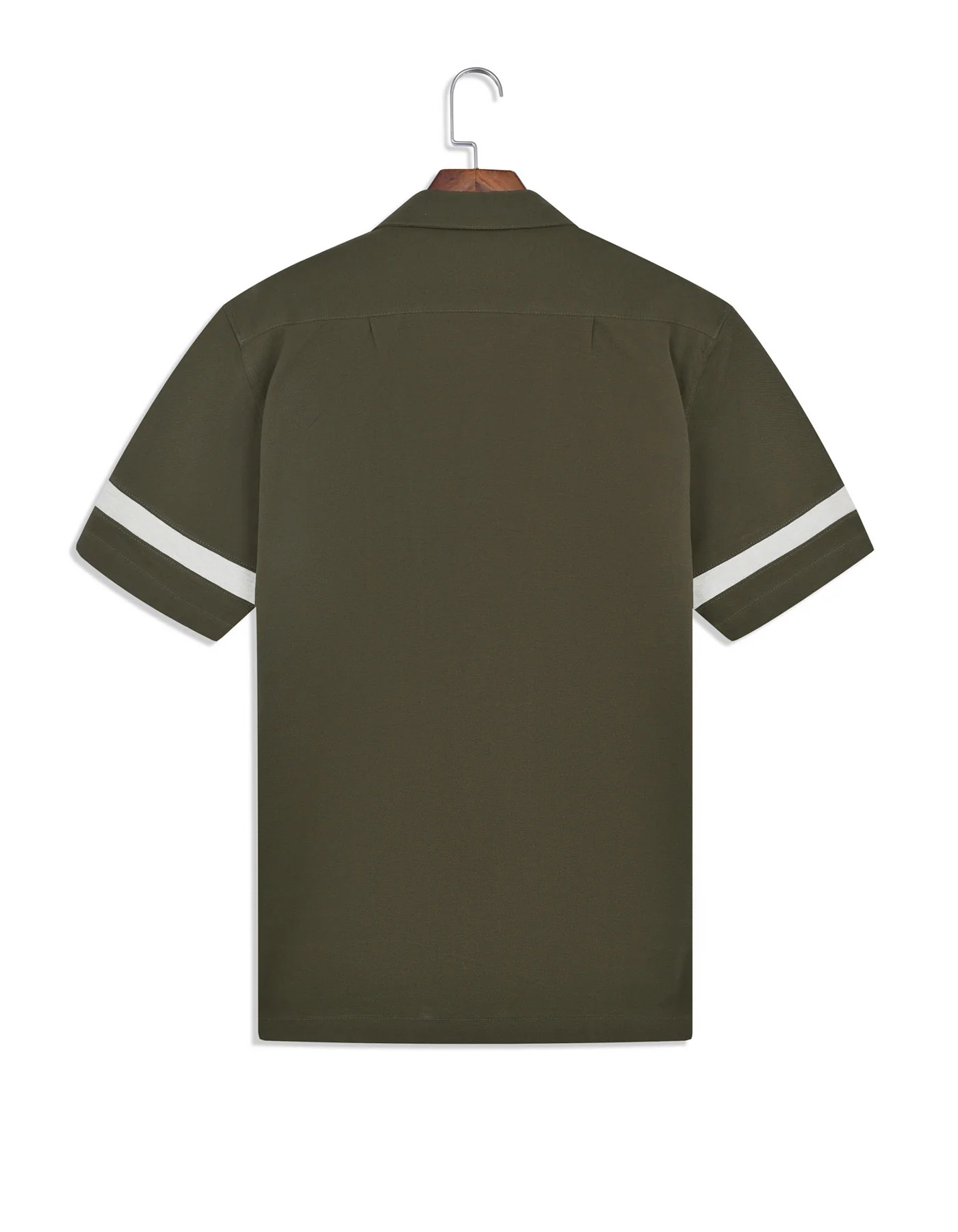 Olive Resort Collar Shirt - Image 4