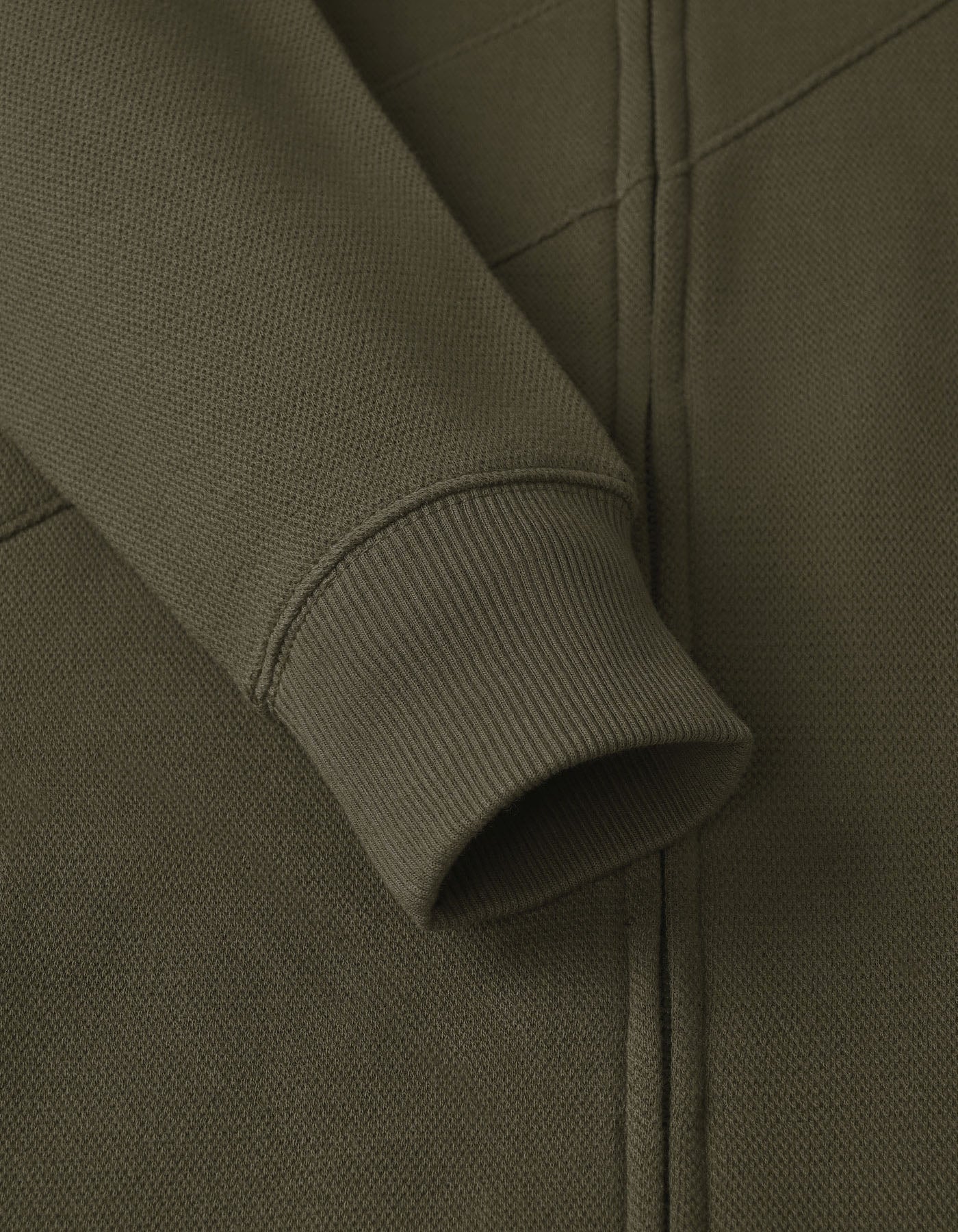 Olive Texture Full Zipper - Image 3