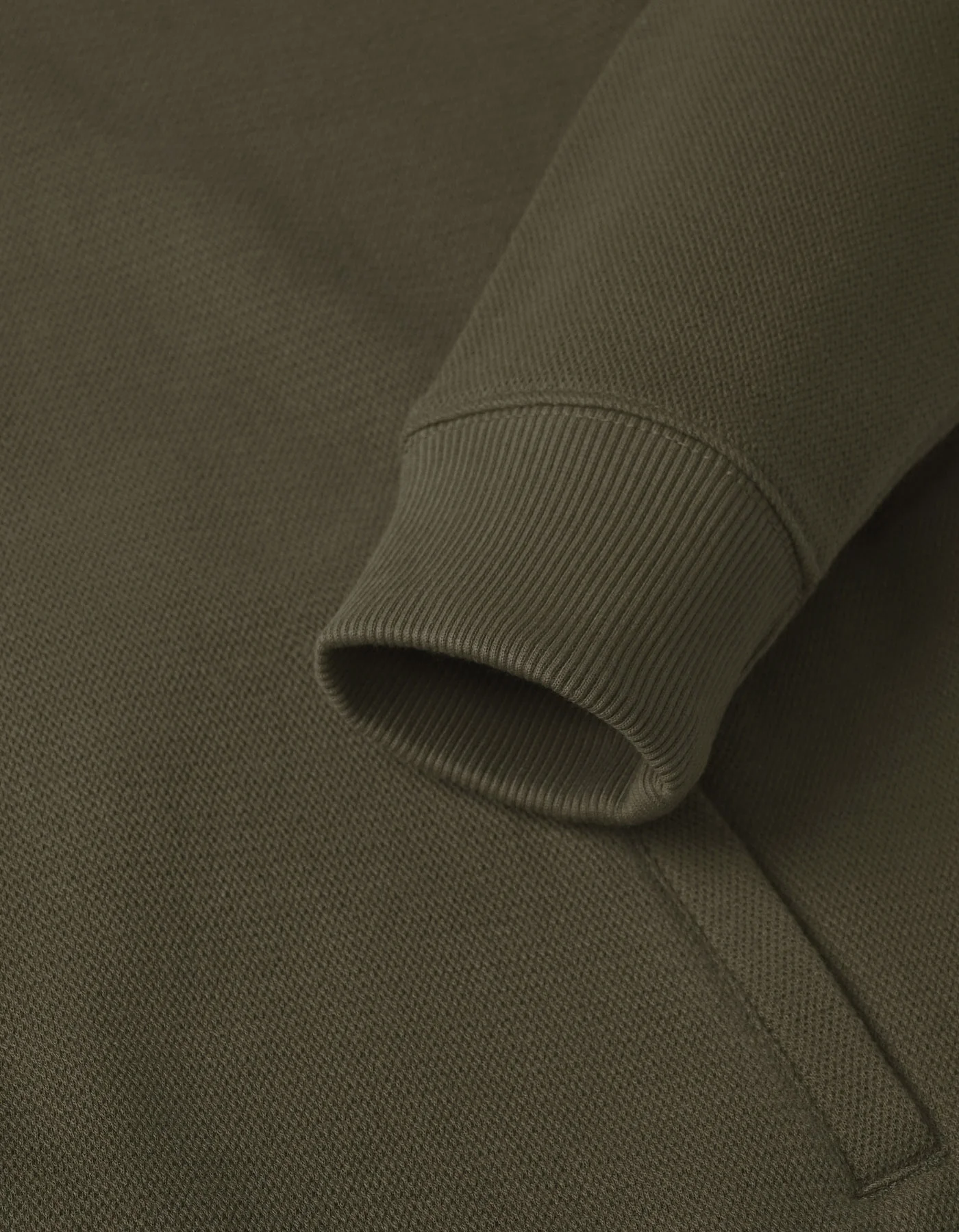 Olive Texture Full Zipper - Image 4