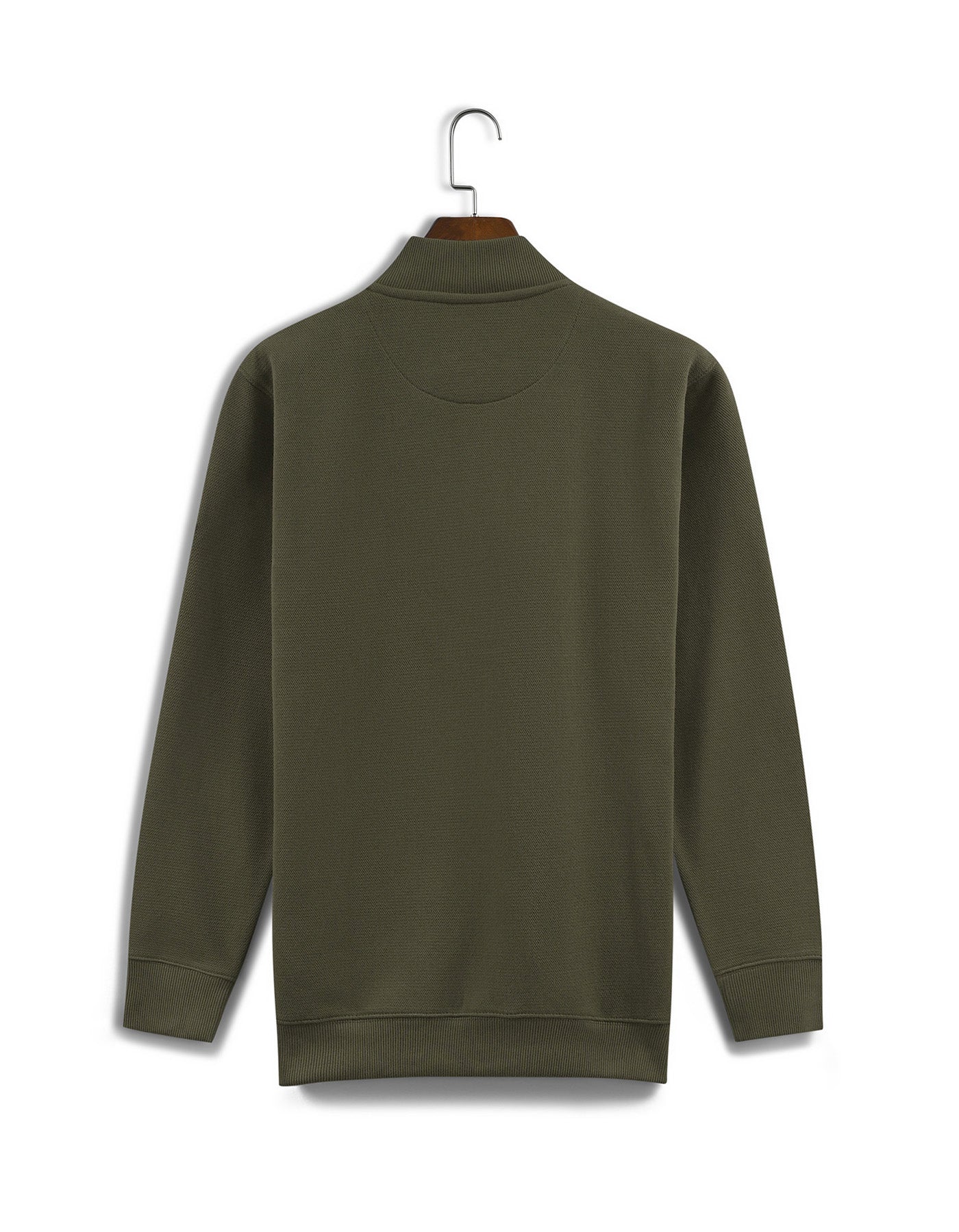 Olive Texture Full Zipper - Image 5