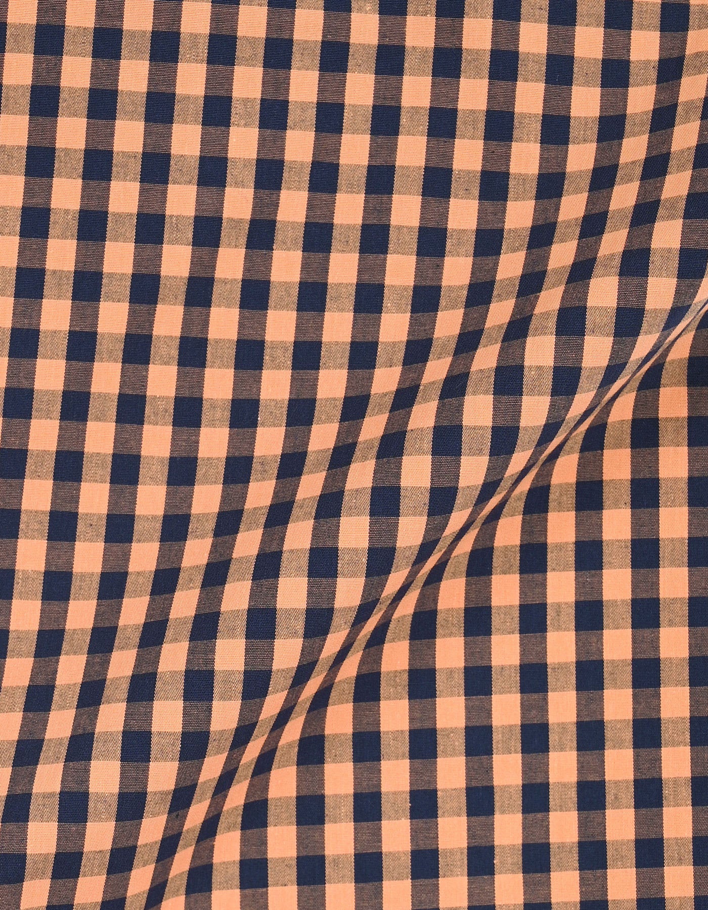Orange Check Cross Pocket Woven Pajama - Image 4