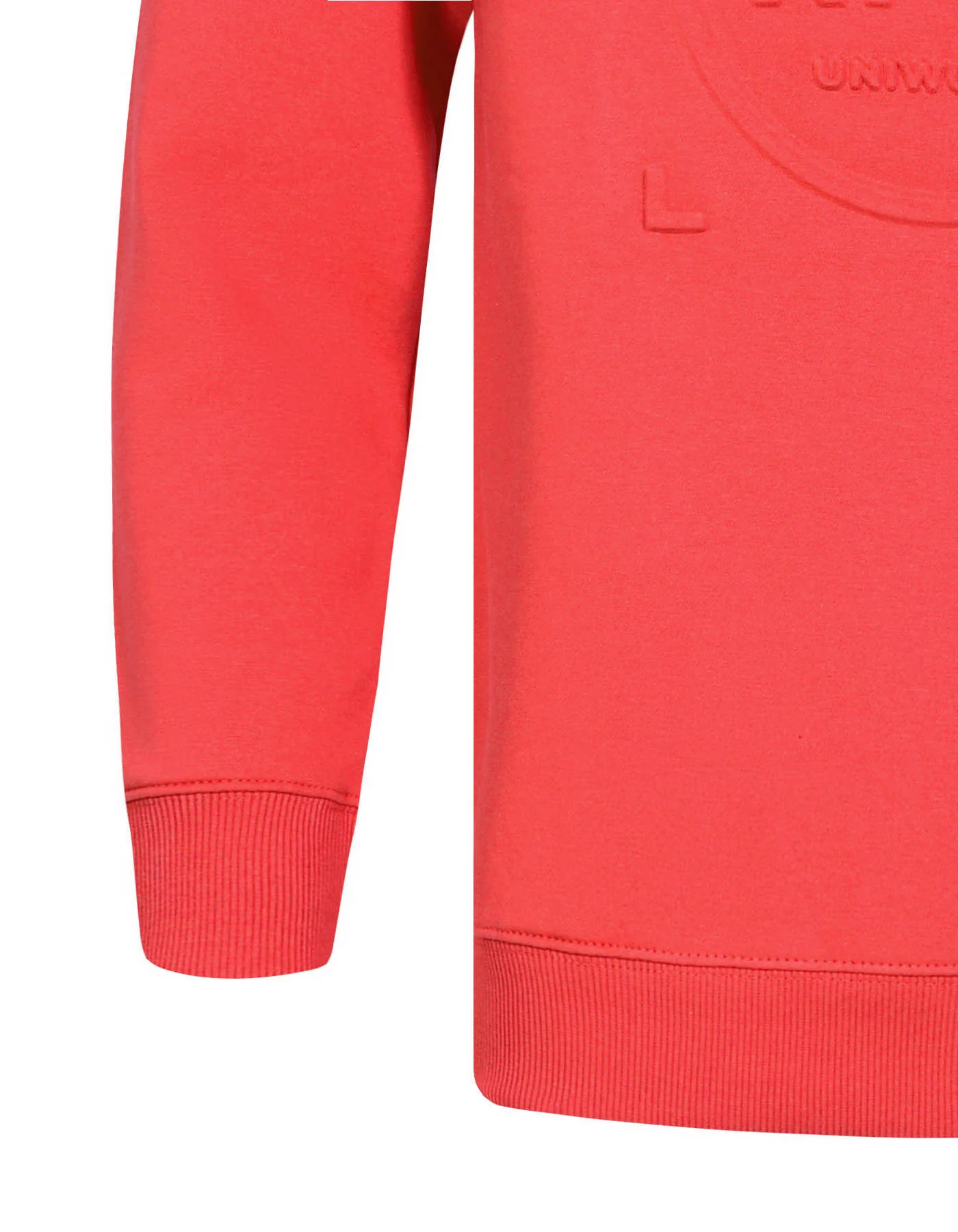 Orange Plain Sweatshirt - Image 4