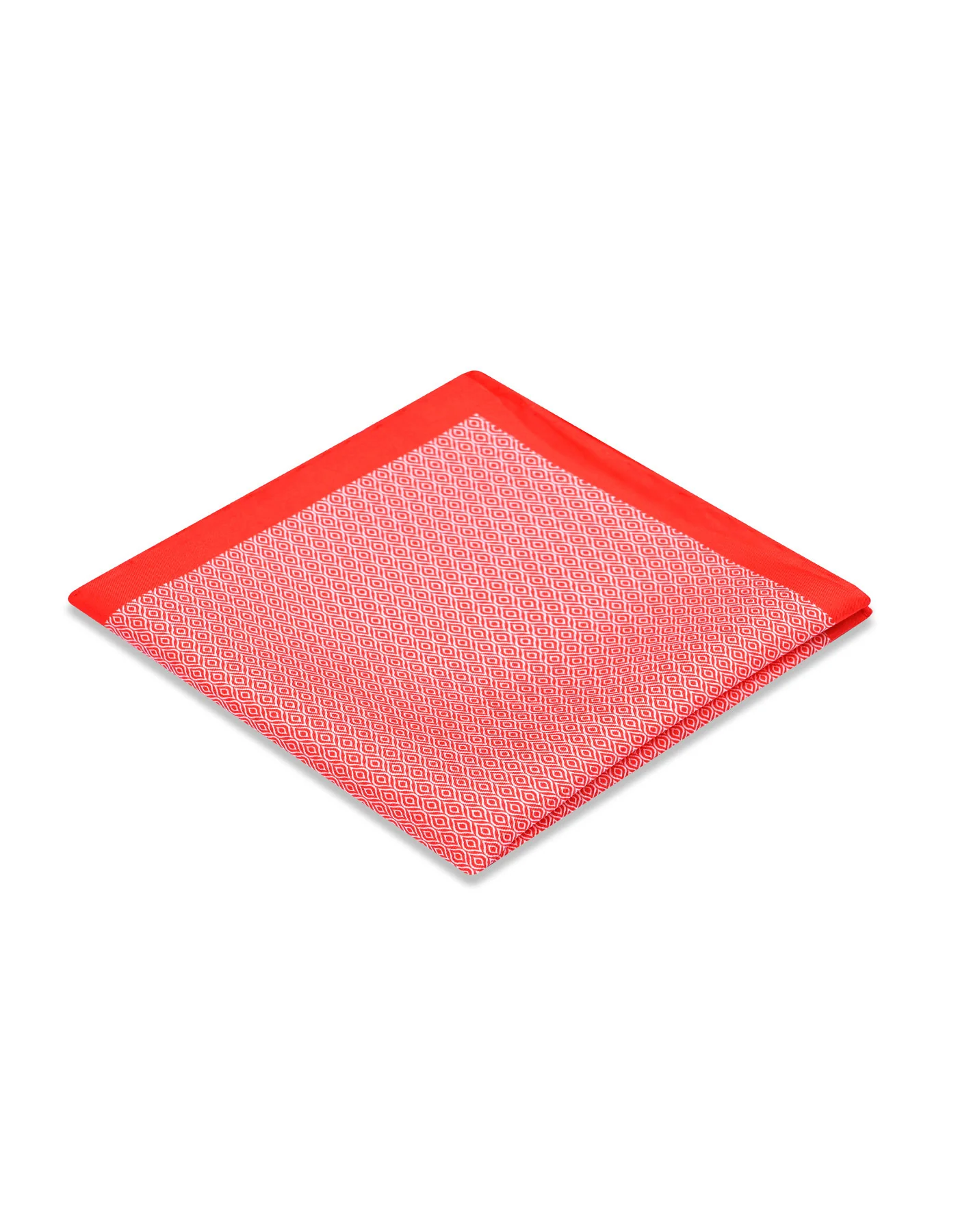 Peach 100% Silk Pocket Square - Image 2