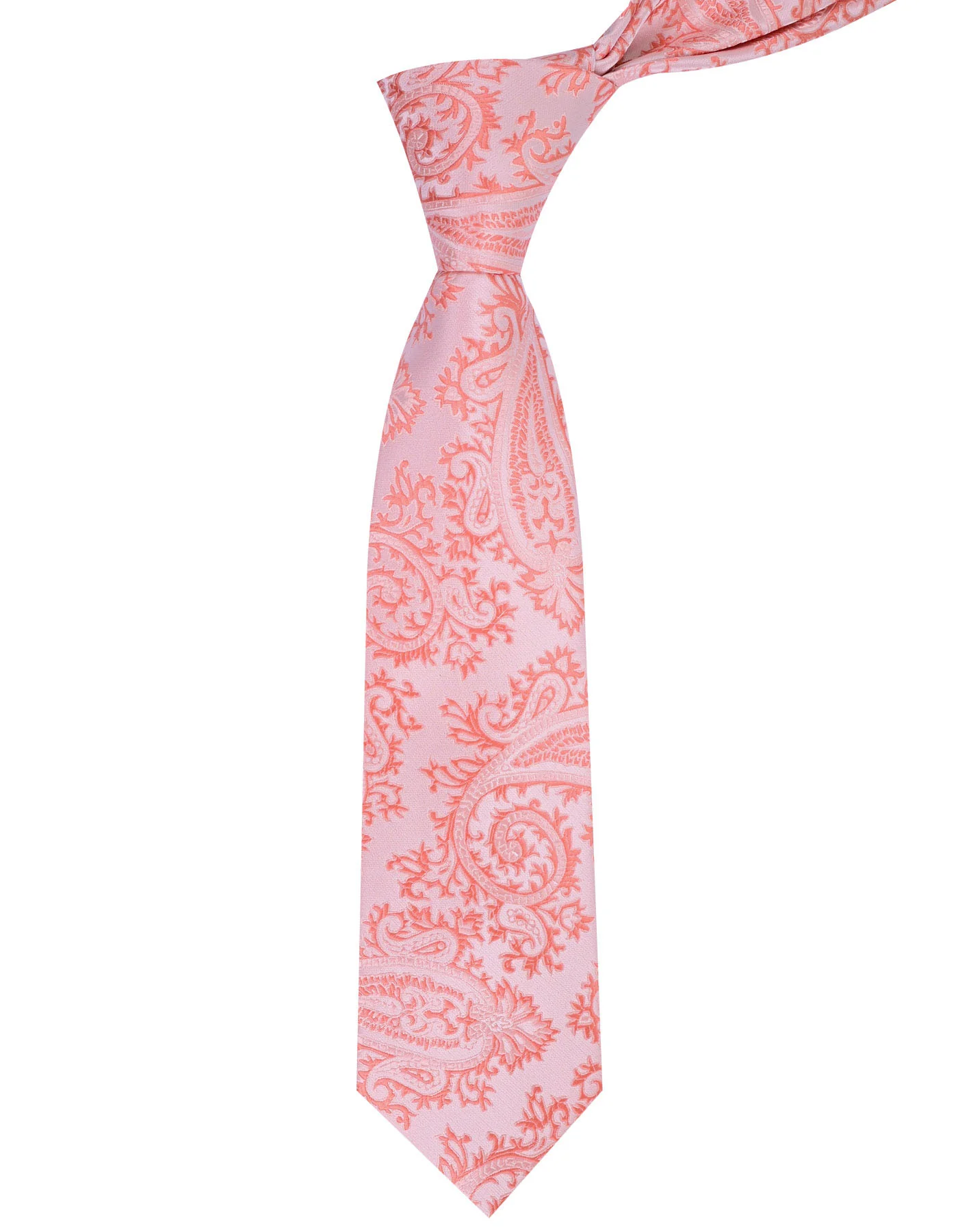 Peach Paisley Tie - Image 2