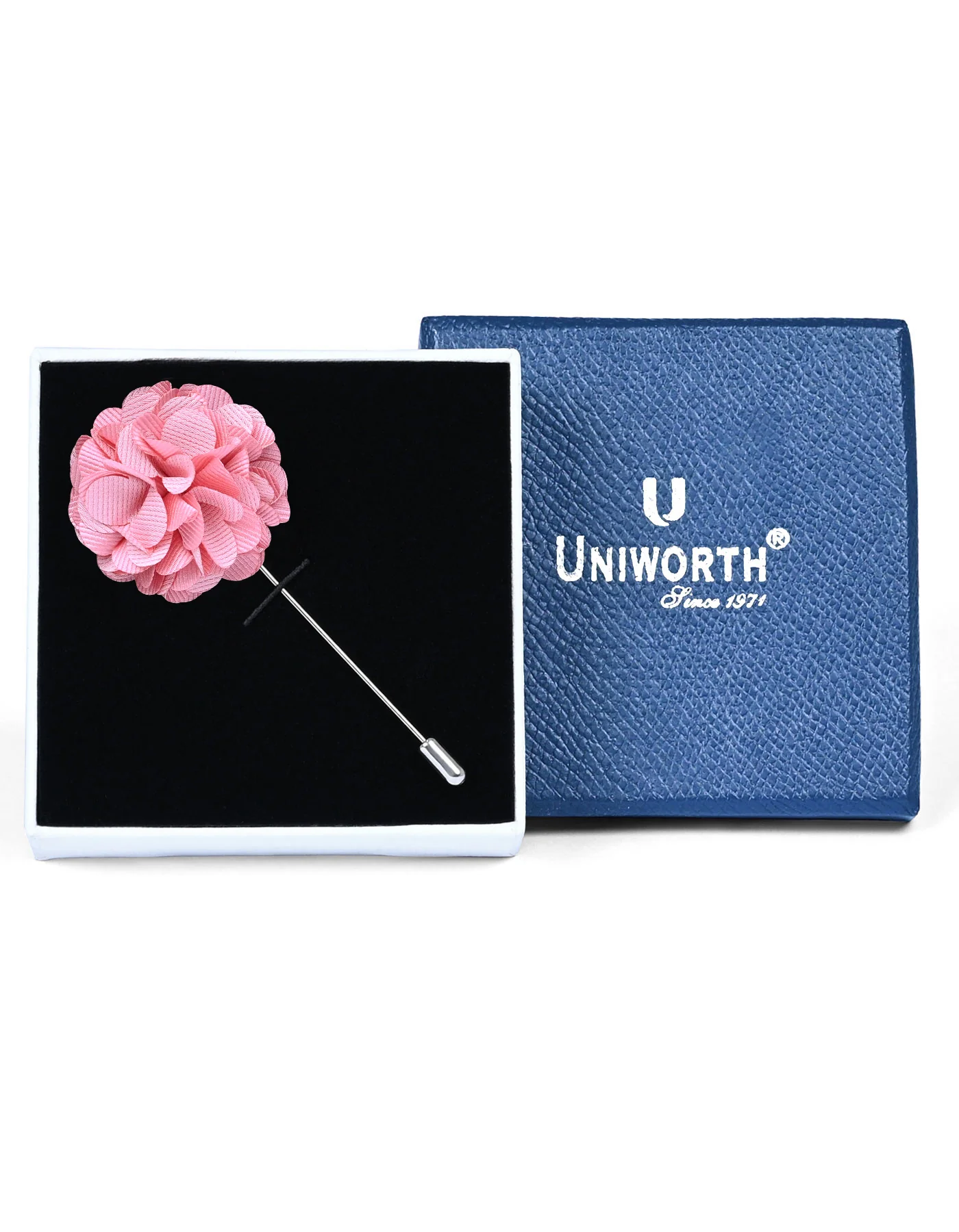 Pink Floral Coat Lapel Pin - Image 2