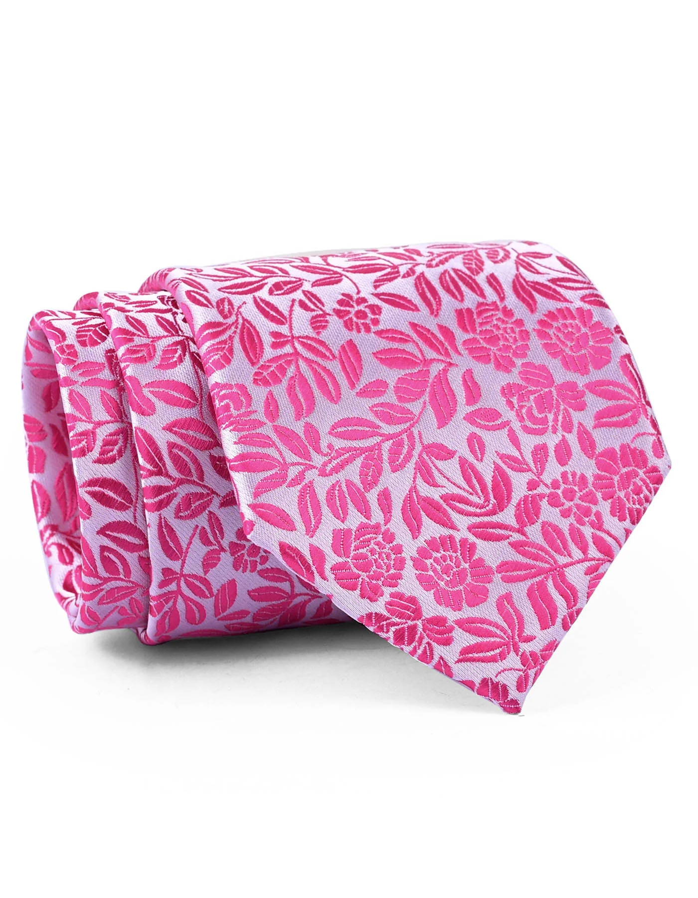 Pink Floral Tie