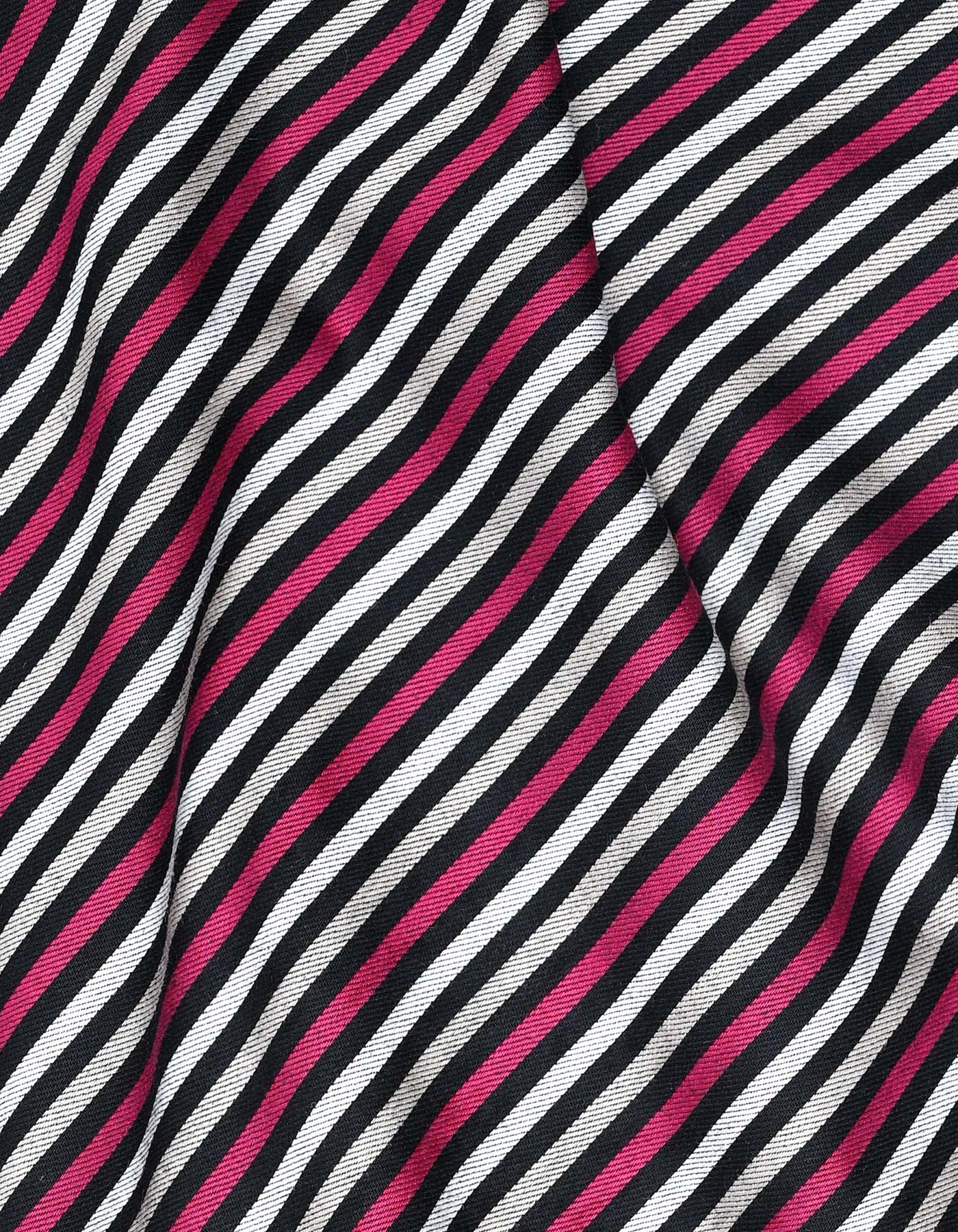 Pink Stripe Classic Fit Shirt - Image 4