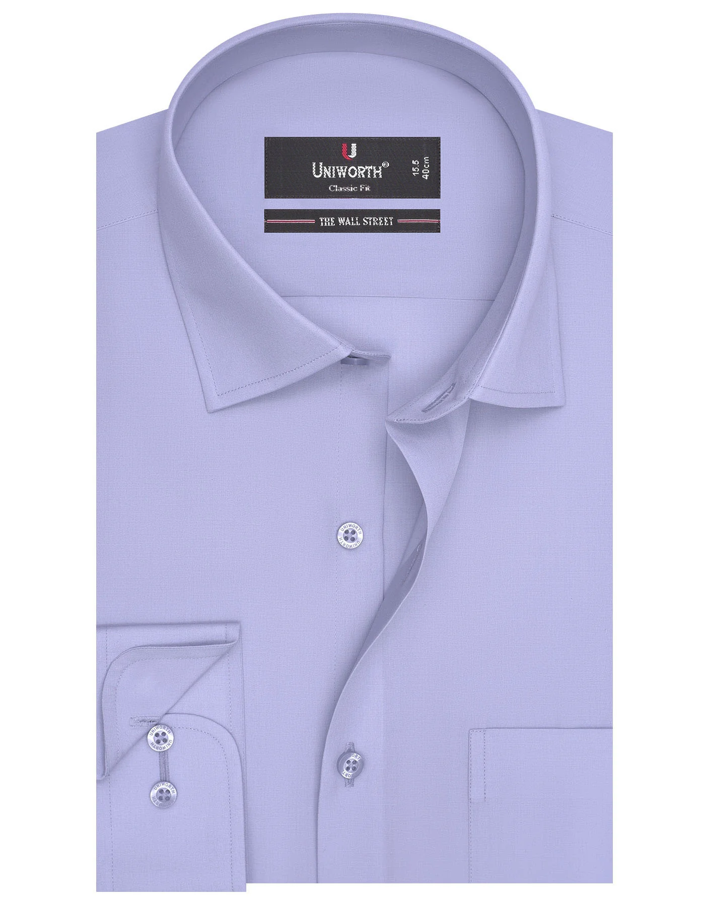 Plain Grey Classic Fit Shirt