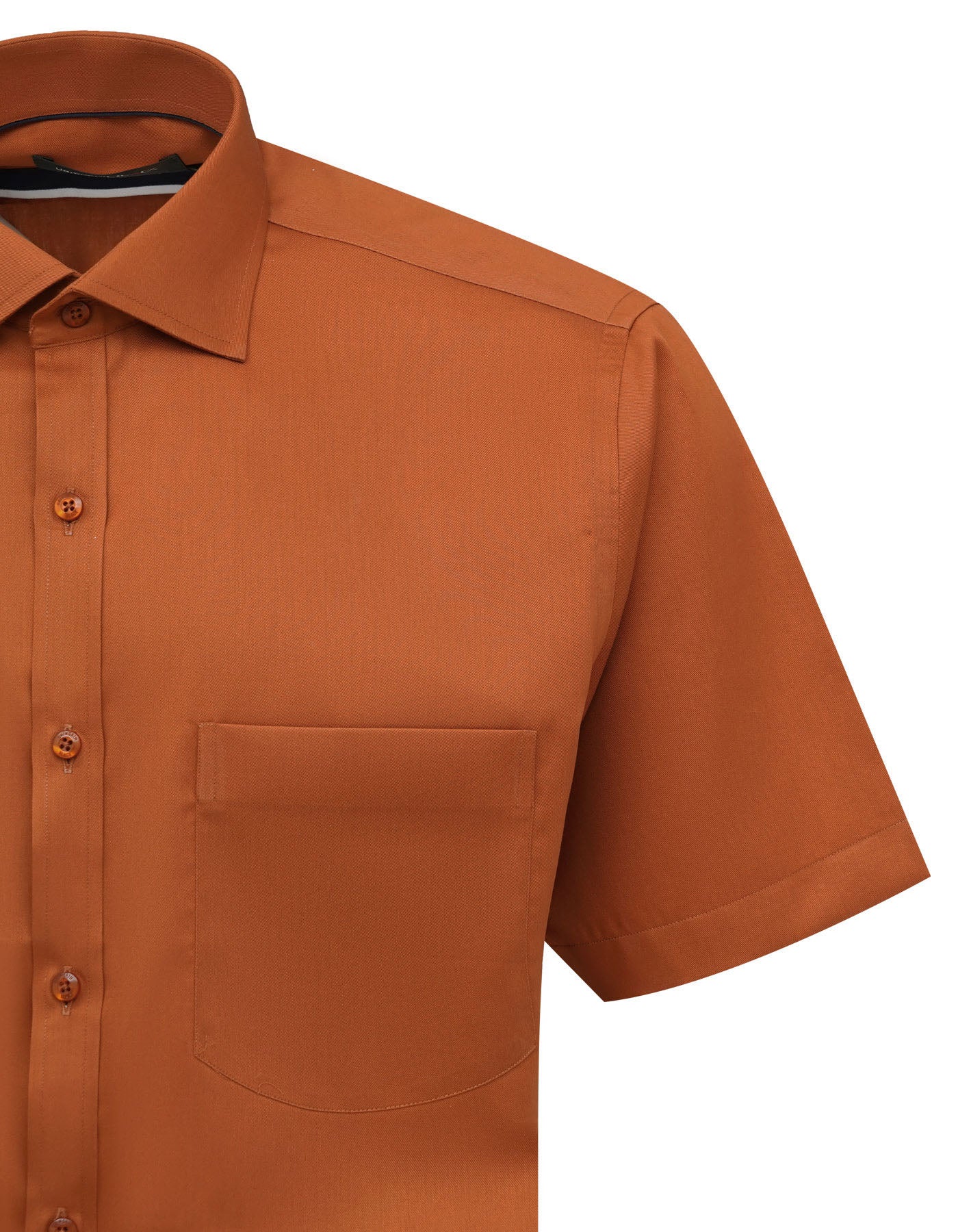 Plain Rust Classic Fit Shirt - Image 3