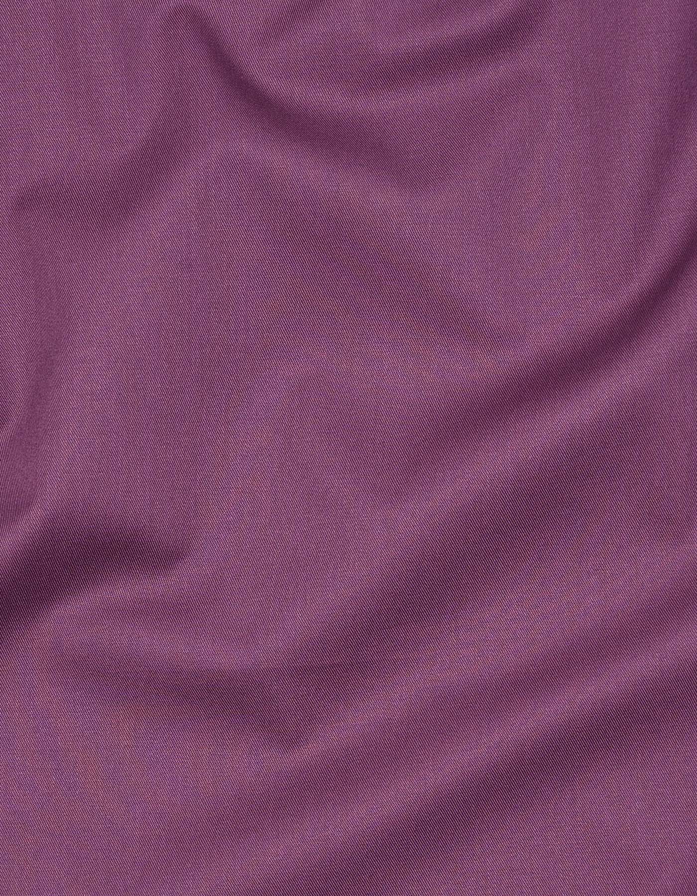 Plum Plain Classic Fit Shirt - Image 4